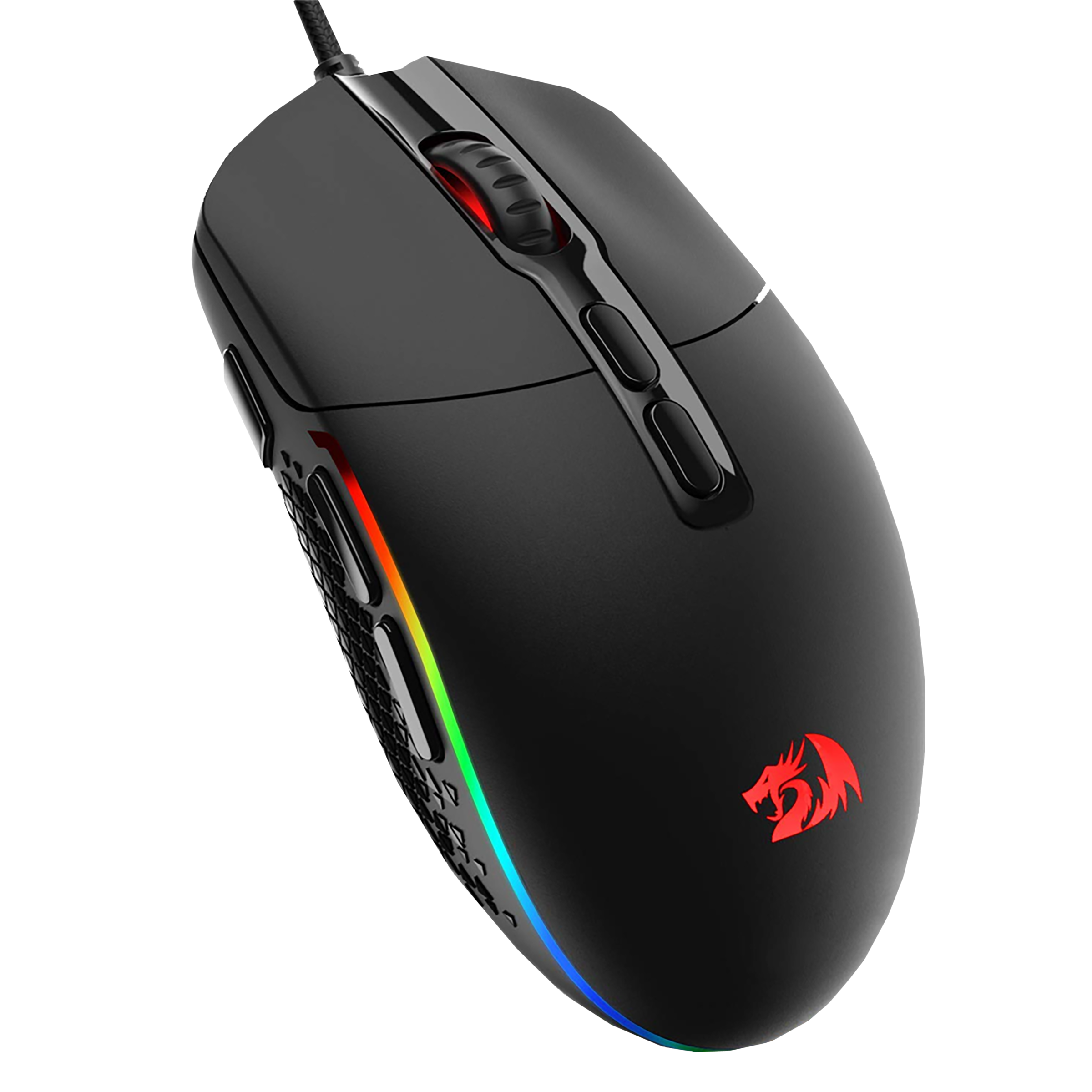 REDRAGON Invader Wired Optical Gaming Mouse (5000 DPI Adjustable, Fire Button, Black)_1