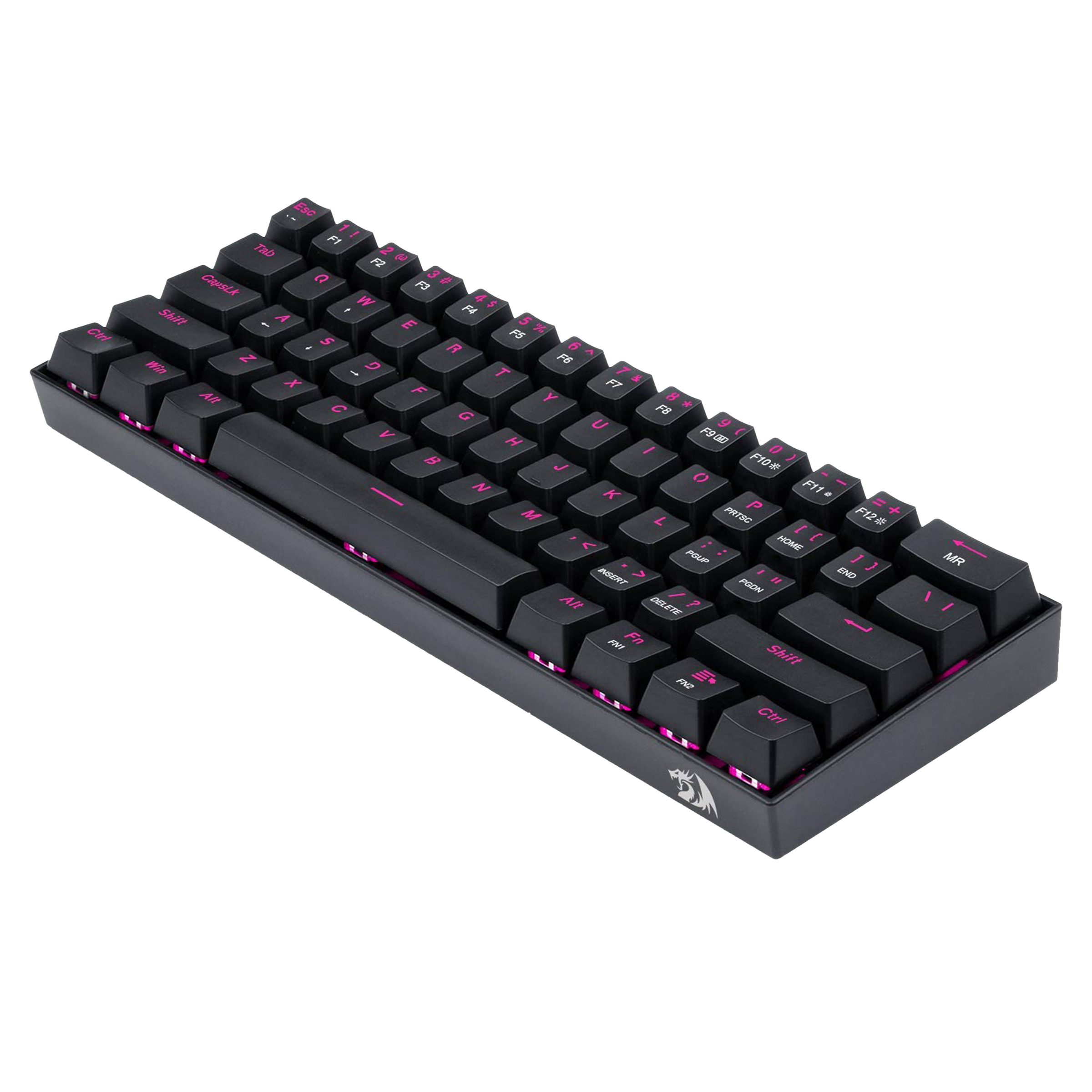 REDRAGON Dragon Born K630 Wired Keyboard with RGB Backlit Keys (Vibrant Pink Lighting, Black)_5