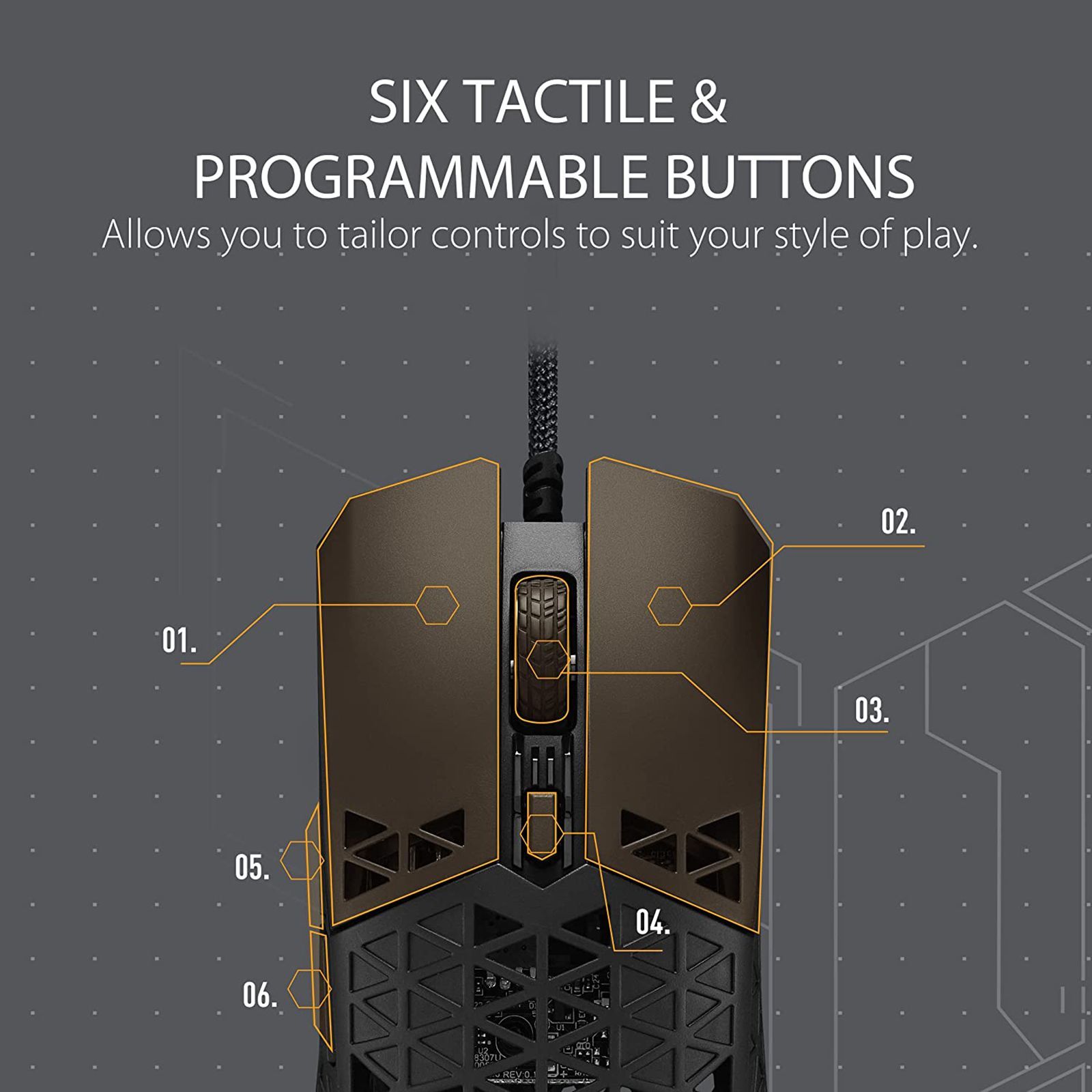 ASUS TUF M4 Air Wired Optical Gaming Mouse (16000 DPI, Ergonomic Design, Black)_11