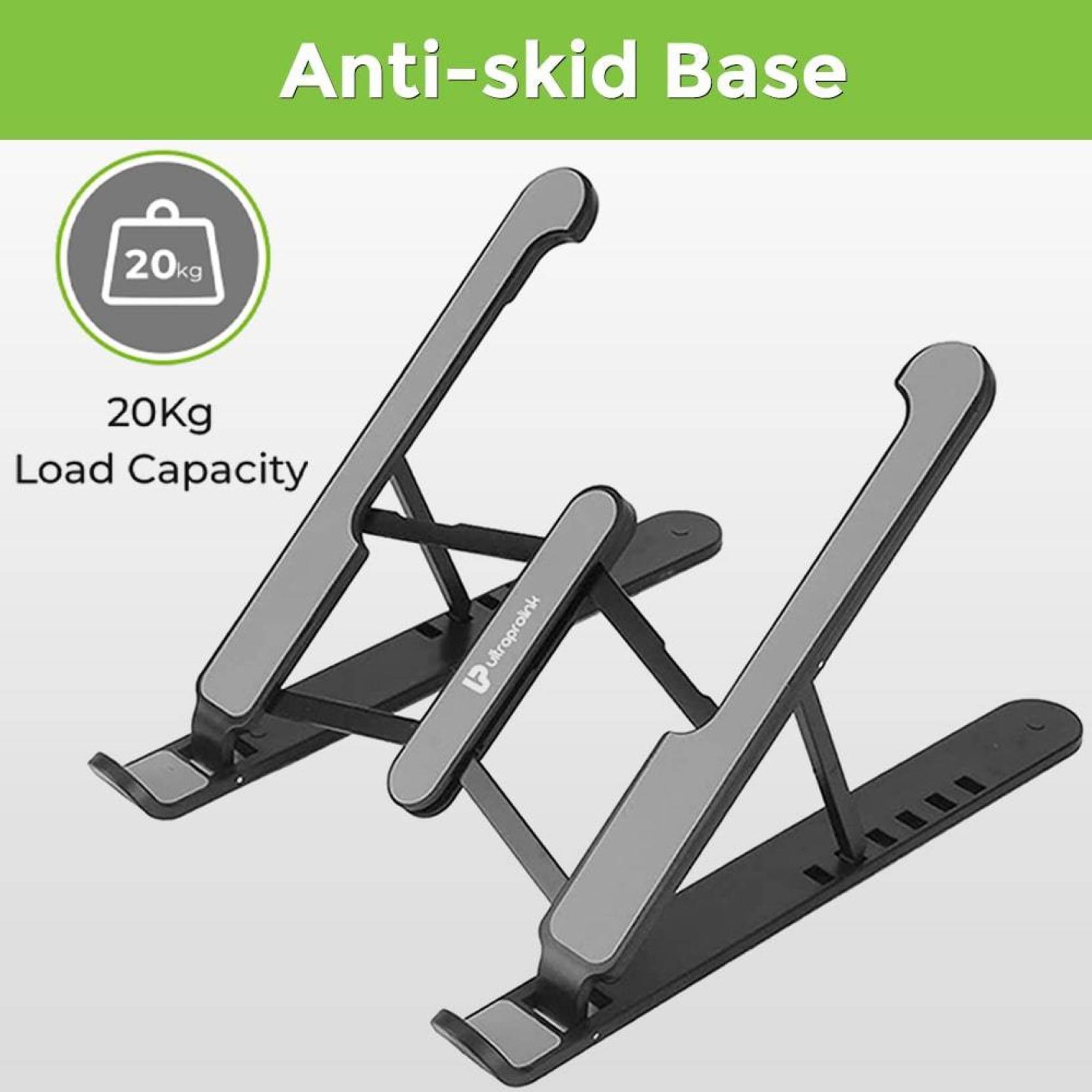 ultraprolink Stand Raiser For Laptop/Tablet (Anti-Skid Base, UM1083, Black)_5