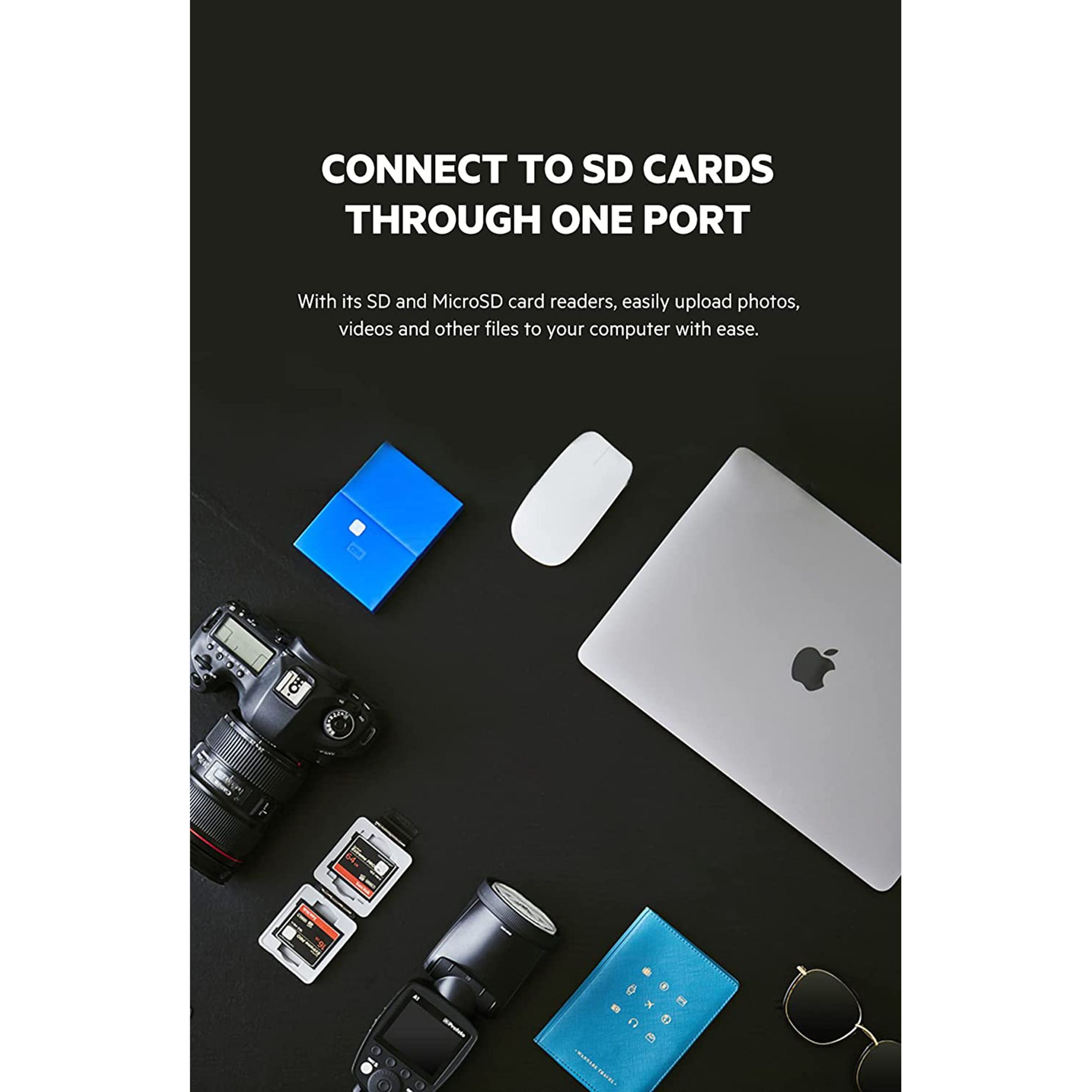 belkin Connect 11-in-1 USB 3.0 Type C to 3.5mm Stereo, VGA Port, SD Card Slot, MicroSD Card Slot, HDMI 1.4, USB 2.0 Type A, USB 3.0 Type A, USB 3.0 Type C, LAN Port, DisplayPort 1.2 Multi-Port Hub (Supports 100W Pass-Through Power, Space Grey)_10