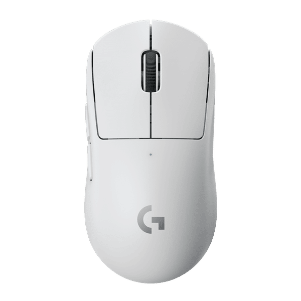 logitech PRO X Rechargeable Wireless Optical Gaming Mouse (25600 DPI Adjustable, Click Tensioning System, White)_1