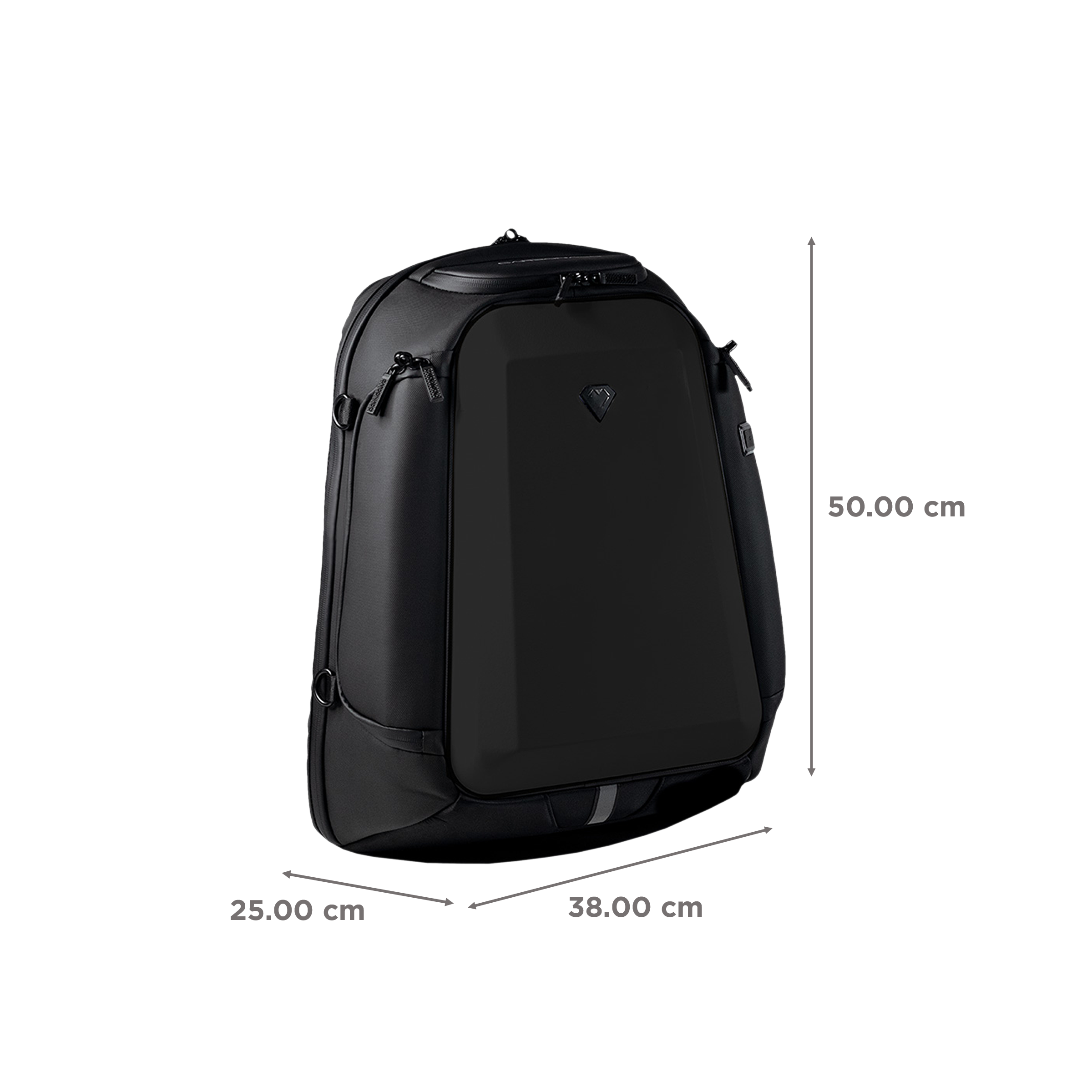 Carbonado GT3 Nylon, Polyester Laptop Backpack for 15 Inch Laptop (28 L, Water Repellent, Midnight Black)_3