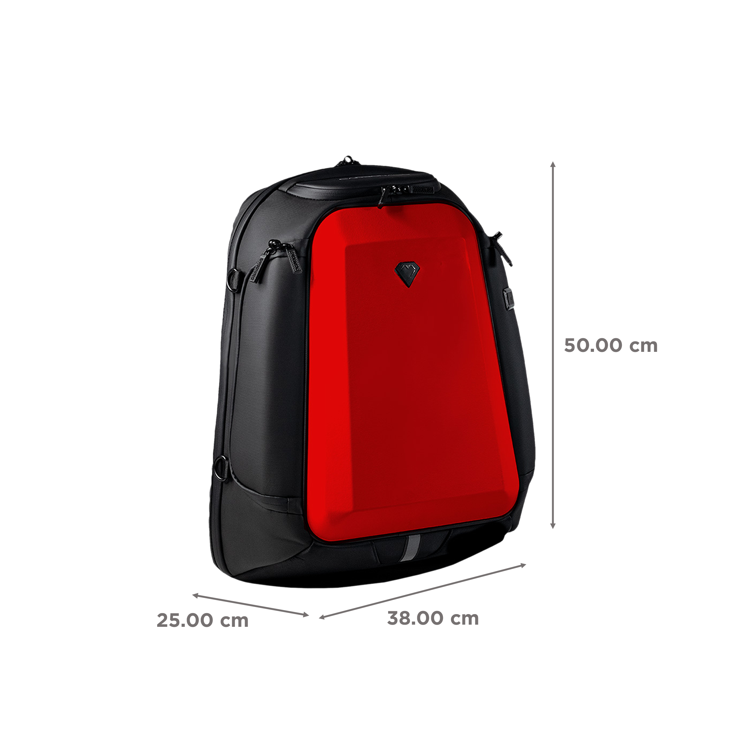 Carbonado GT3 Nylon, Polyester Laptop Backpack for 15 Inch Laptop (28 L, Water Repellent, Crimson Dawn)_3