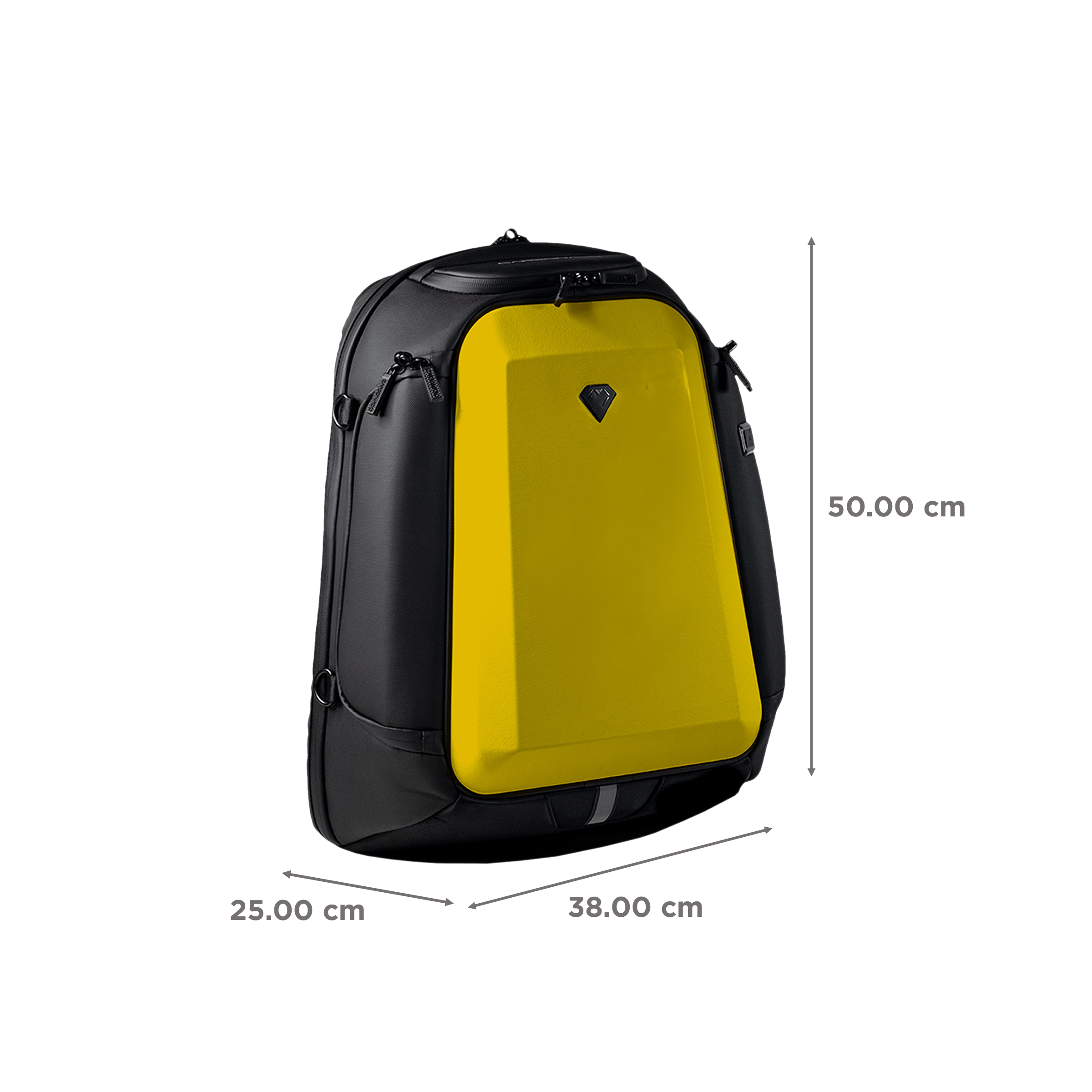 Carbonado GT3 Nylon, Polyester Laptop Backpack for 15 Inch Laptop (28 L, Water Repellent, Canary)_3