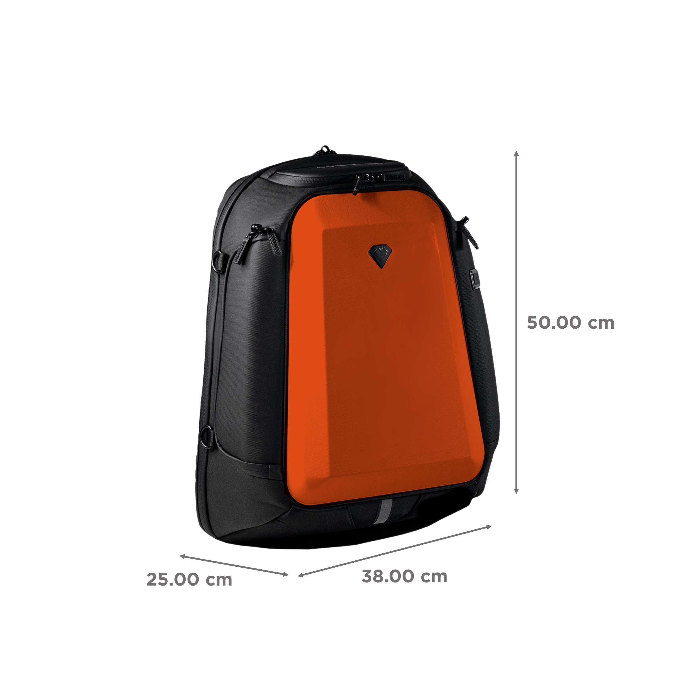 Carbonado GT3 Nylon, Polyester Laptop Backpack for 15 Inch Laptop (28 L, Water Repellent, Tangerine)_3