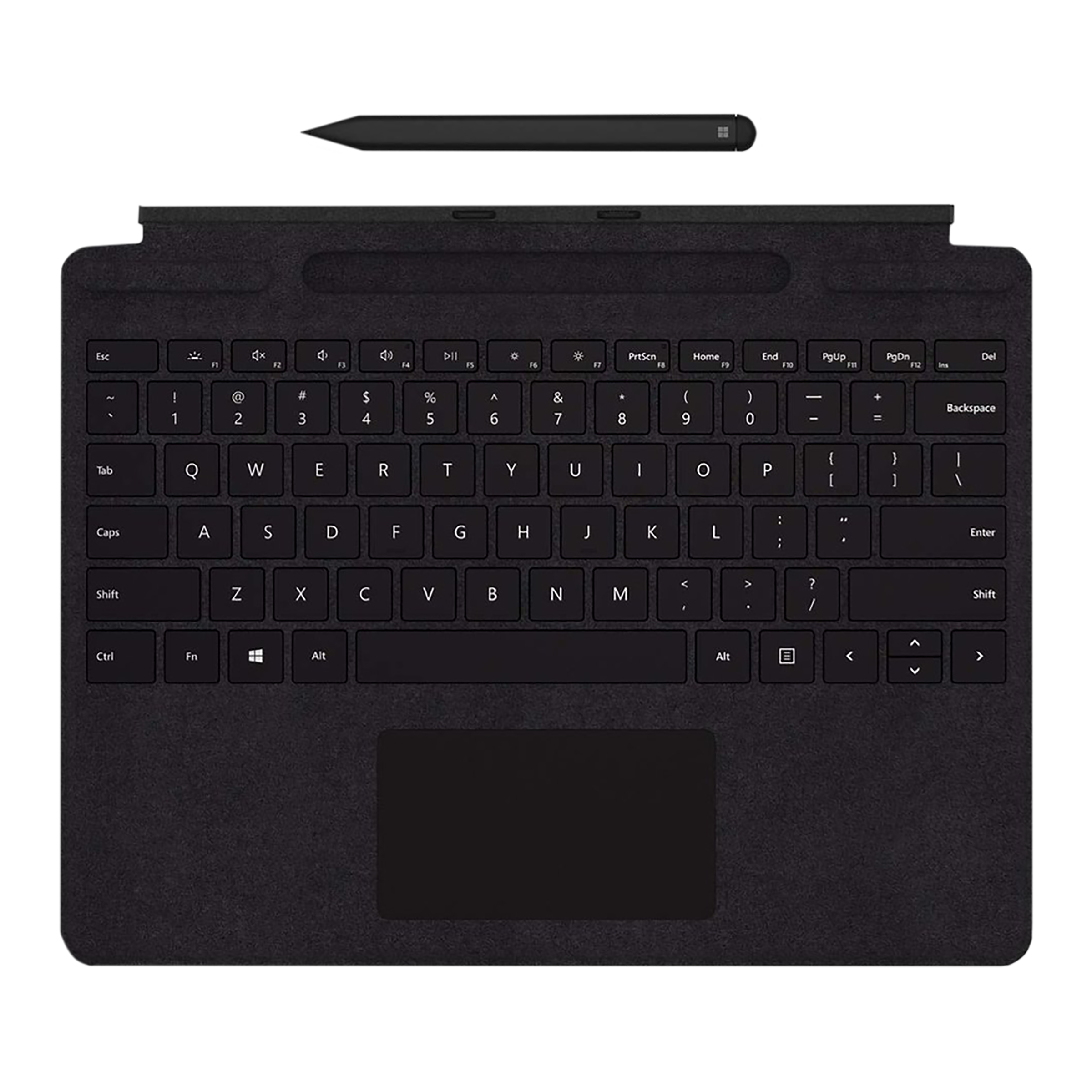 Microsoft Surface Pro Wi-Fi Detachable Keyboard for Windows with Touchpad (Magnetic Interface, Black)_3