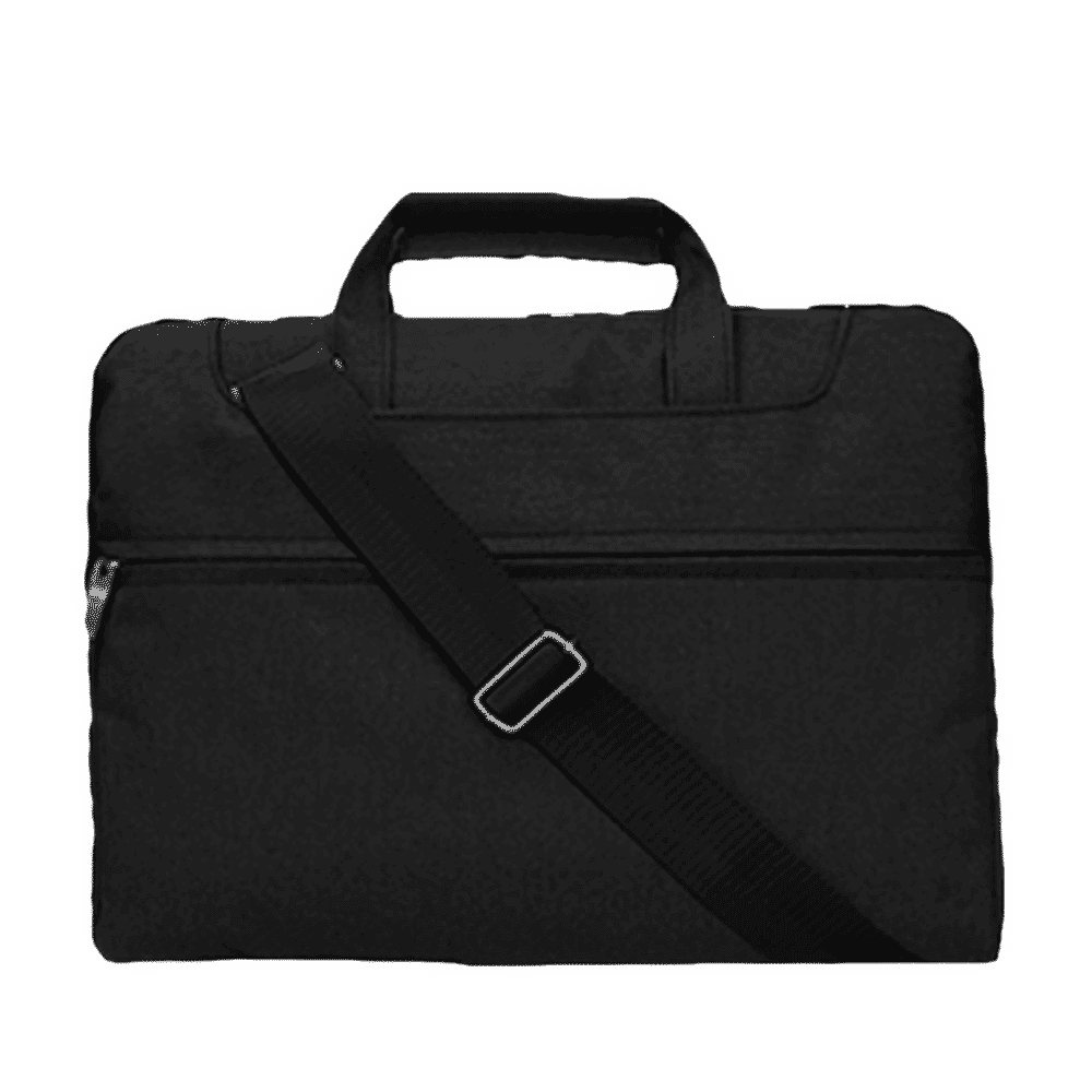 in base Denim Laptop Sling Bag for 11.6 Inch Laptop (Water Resistant, Black)_1
