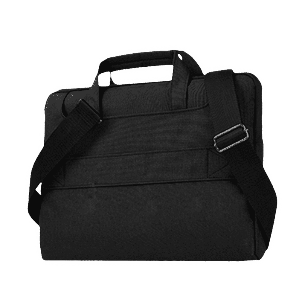 in base Denim Laptop Sling Bag for 11.6 Inch Laptop (Water Resistant, Black)_5