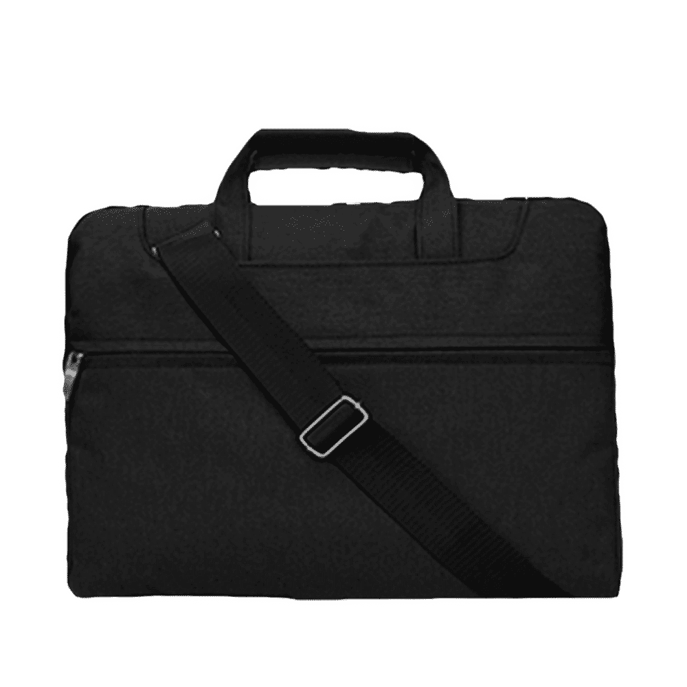 in base Denim Laptop Sling Bag for 13.3 Inch Laptop (Water Resistant, Black) in base Denim Laptop Sling Bag for 13.3 Inch Laptop (Water Resistant, Black)_1