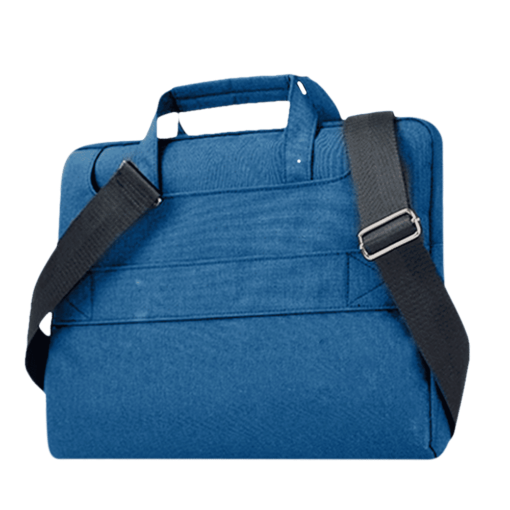 in base Denim Laptop Sling Bag for 13.3 Inch Laptop (Water Resistant, Blue)_5