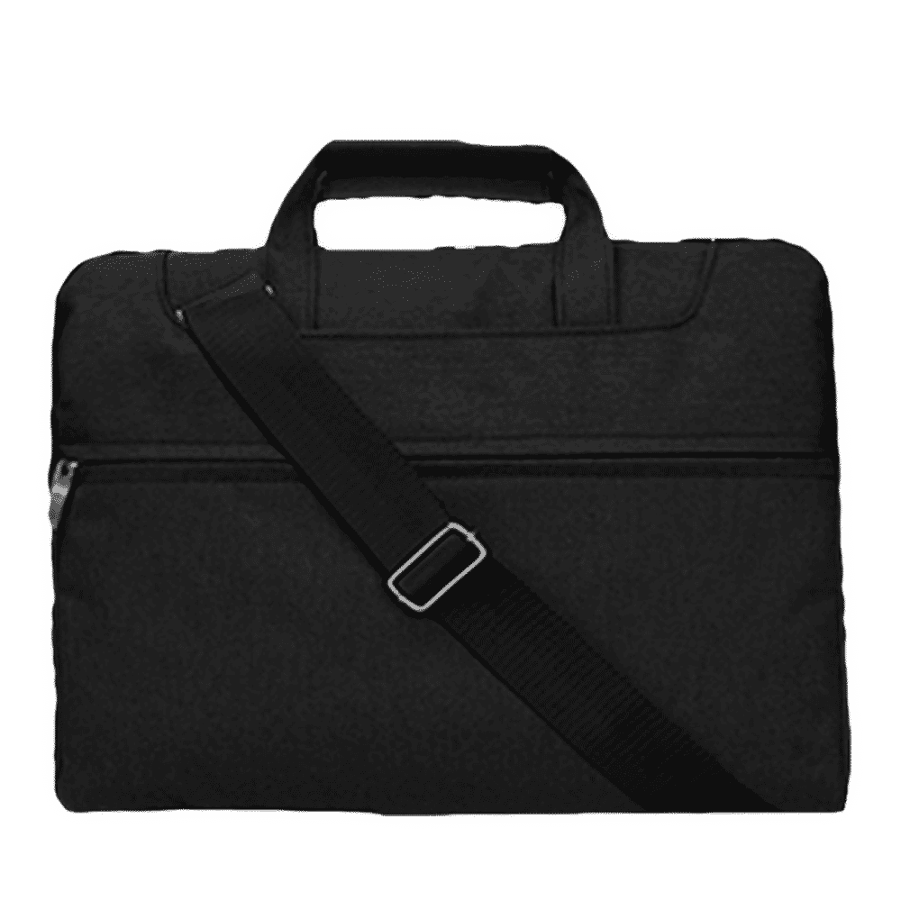 in base Denim Laptop Sling Bag for 15.4 Inch Laptop (Water Resistant, Black)_1
