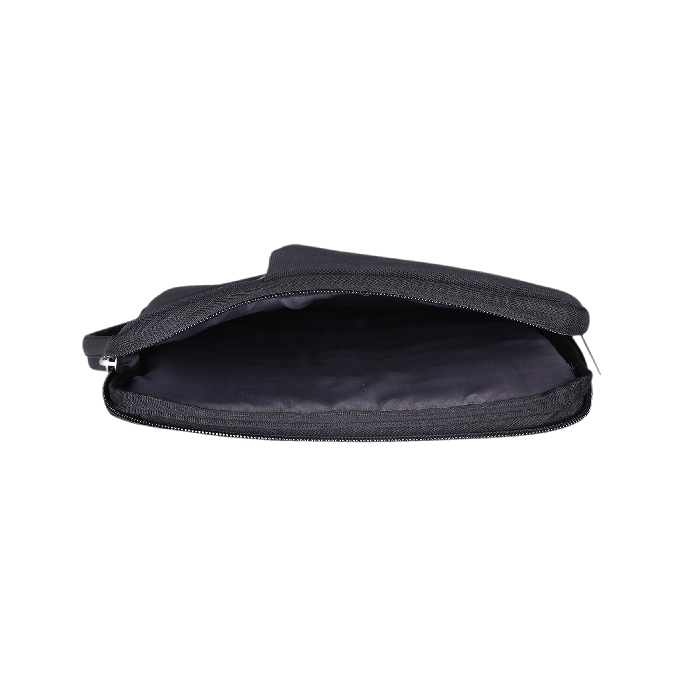 Croma Prime Fabric Laptop Sleeve for 14 Inch Laptop (Water Resistant, Black)_4