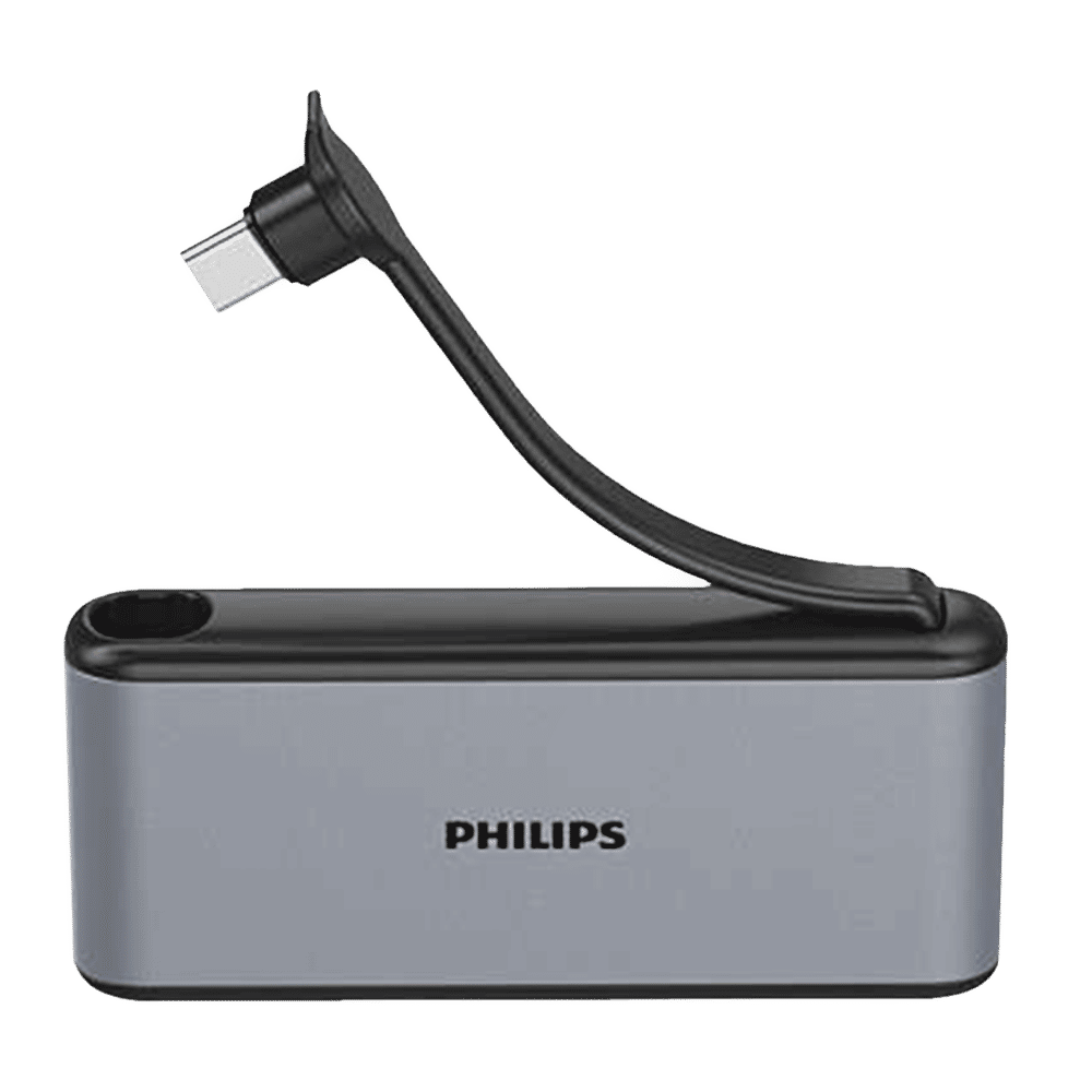 Philips 5-in-1 USB 3.1 Type C to USB 3.0 Type A, USB 3.0 Type C, HDMI Type A USB Hub (5 Gbps Data Transfer Rate, Grey)_8