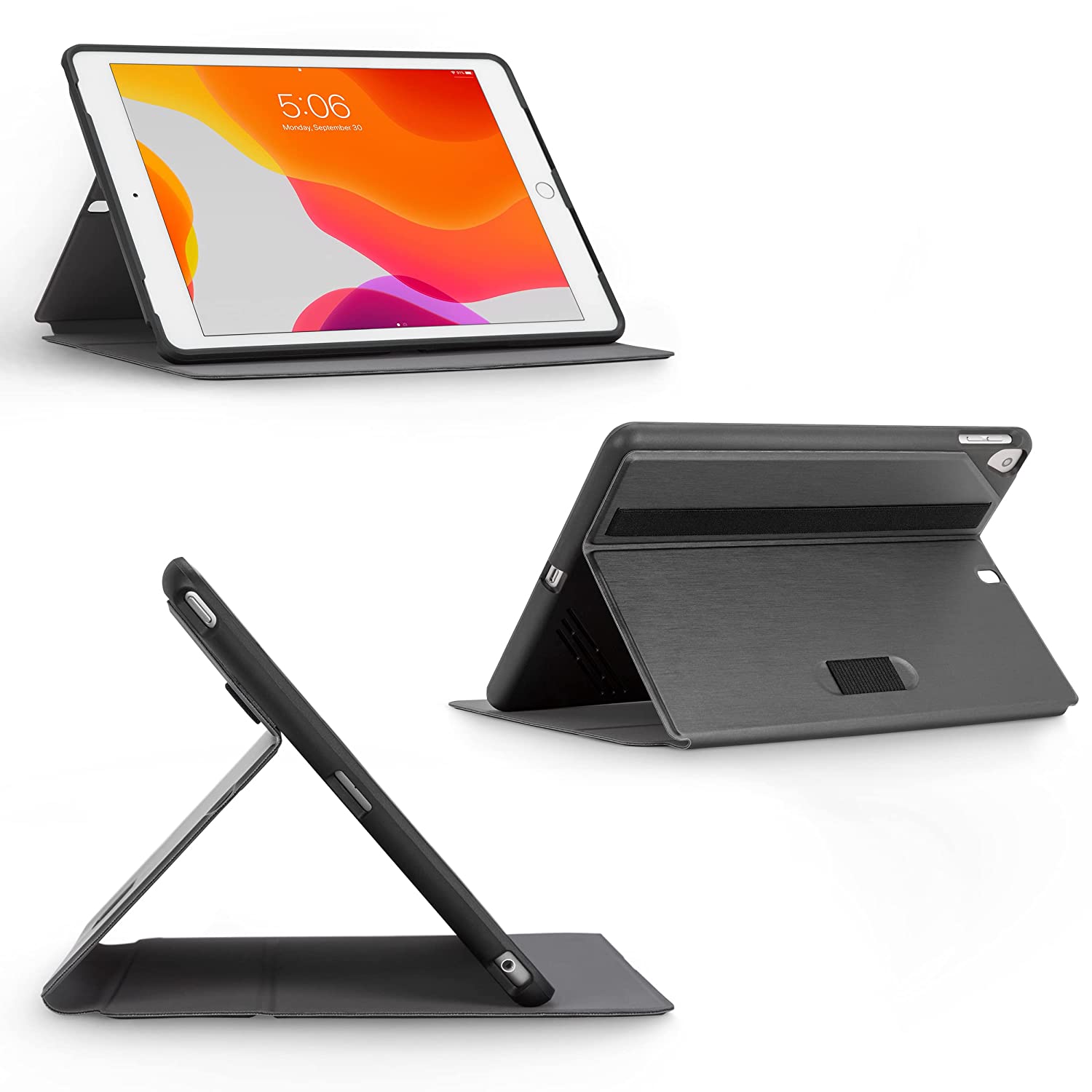 Targus Click-In Polyurethane, TPU Flip Cover for Apple iPad 10.2 Inch (7th, 8th, 9th Gen), iPad Air 10.5 Inch, iPad Pro 10.5 Inch (Integrated Holder for Apple Pencil, Black)_7