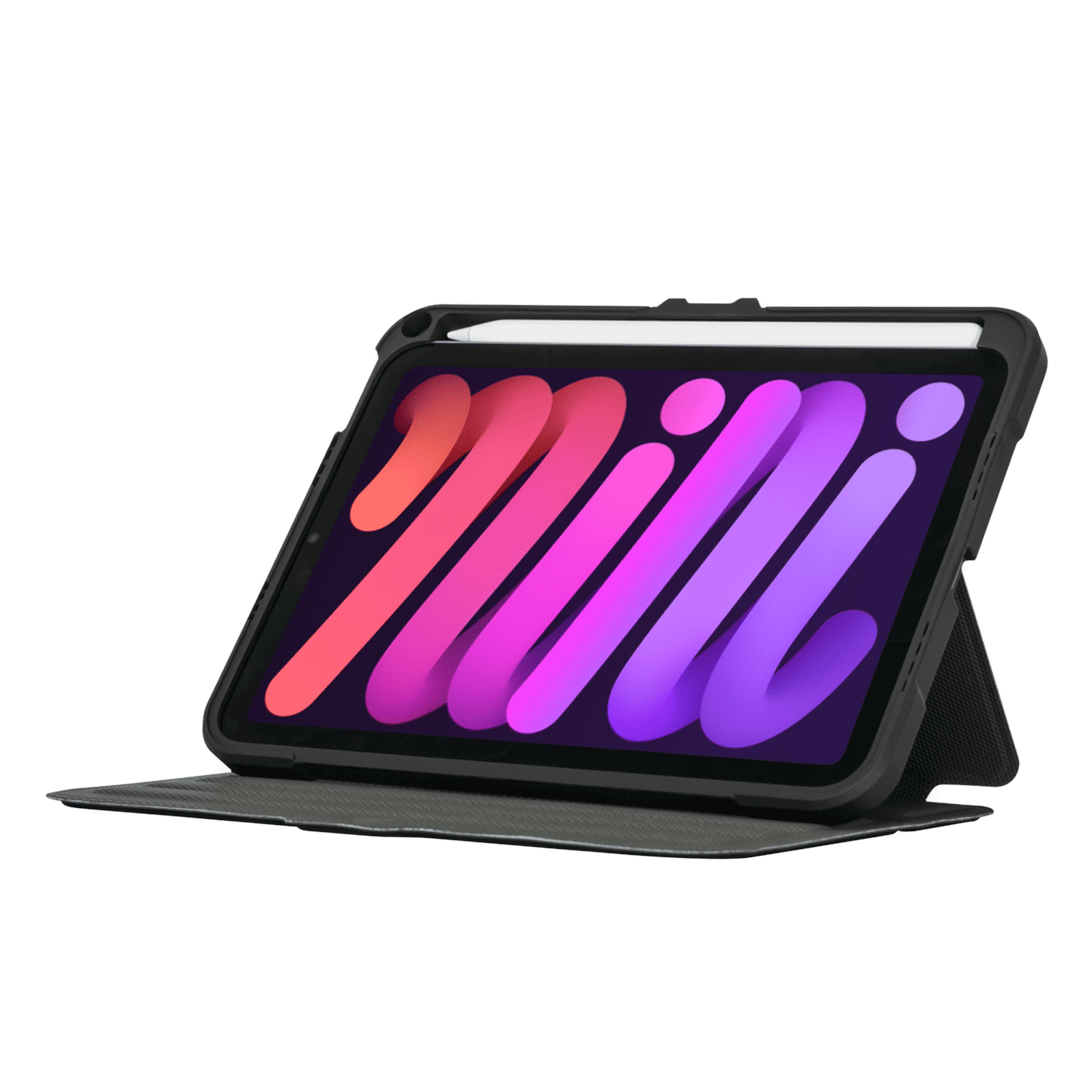 Targus Pro-Tek Polycarbonate Flip Cover for Apple iPad Mini 8.3 Inch (6th Gen) (Integrated Holder for Apple Pencil, Black)_7