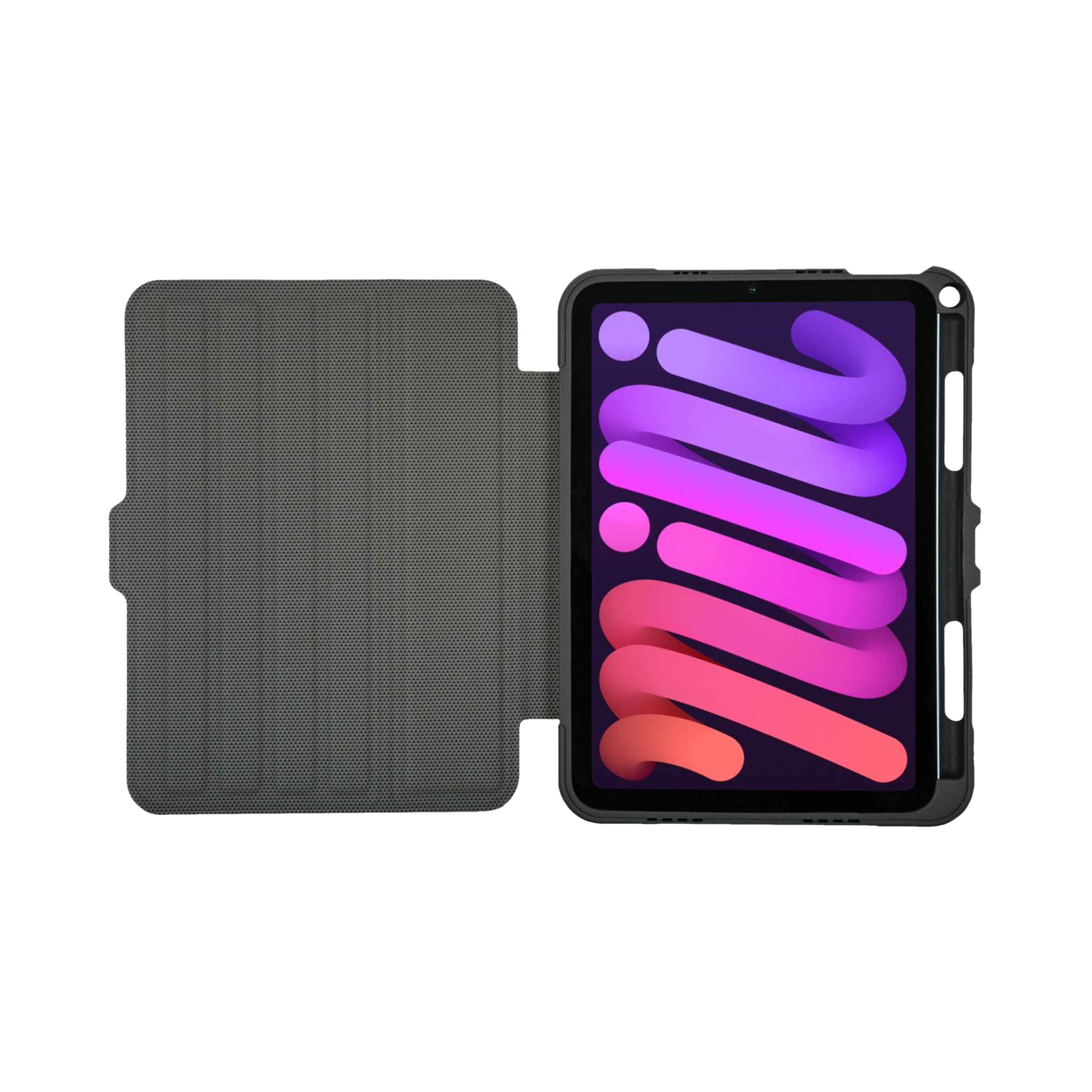 Targus Pro-Tek Polycarbonate Flip Cover for Apple iPad Mini 8.3 Inch (6th Gen) (Integrated Holder for Apple Pencil, Black)_8