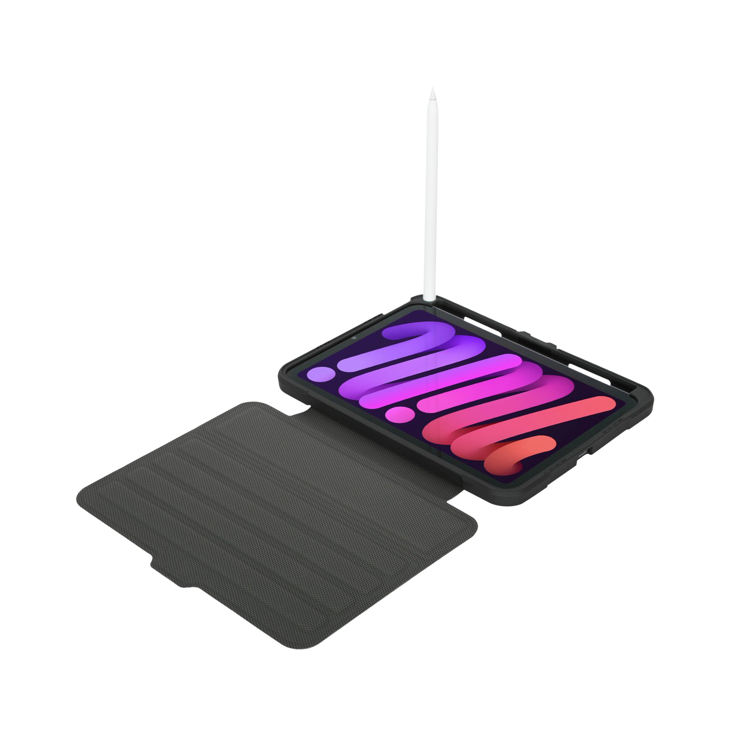 Targus Pro-Tek Polycarbonate Flip Cover for Apple iPad Mini 8.3 Inch (6th Gen) (Integrated Holder for Apple Pencil, Black)_15