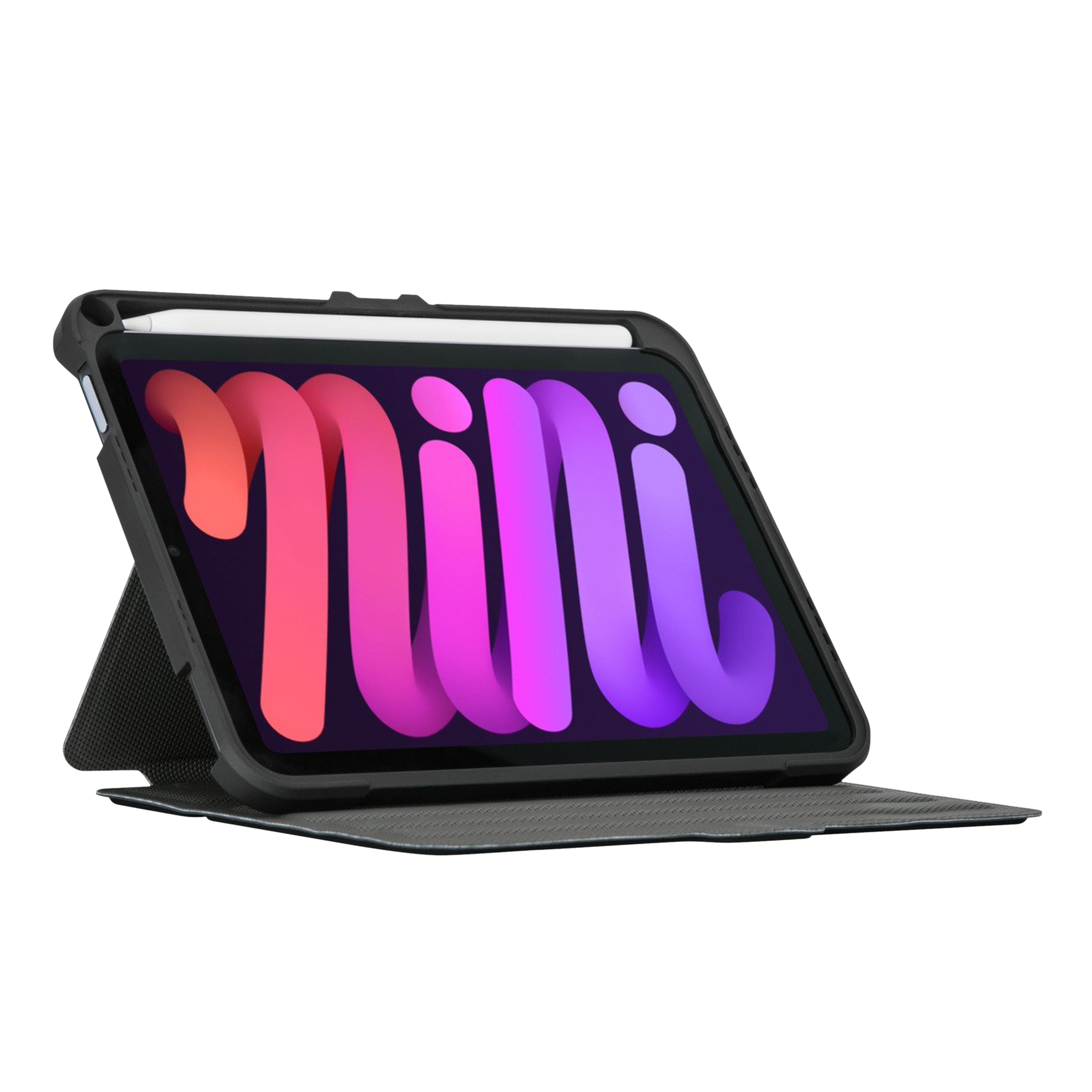 Targus Pro-Tek Polycarbonate Flip Cover for Apple iPad Mini 8.3 Inch (6th Gen) (Integrated Holder for Apple Pencil, Black)_5