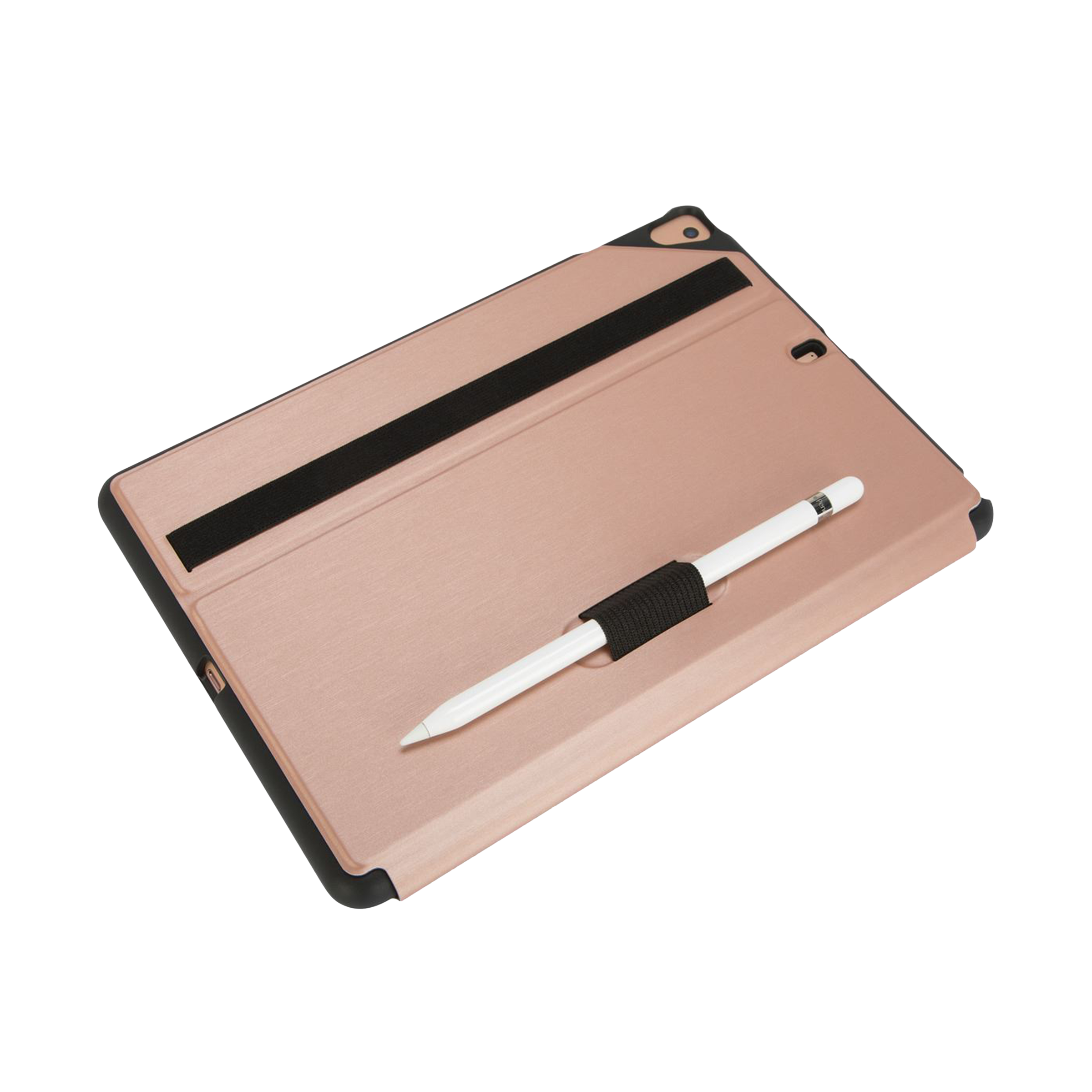 Targus Click-In Polyurethane, TPU Flip Cover for Apple iPad Air, iPad Pro 10.5 Inch (7th, 8th, 9th Gen) (Integrated Holder for Apple Pencil, Rose Gold)_12