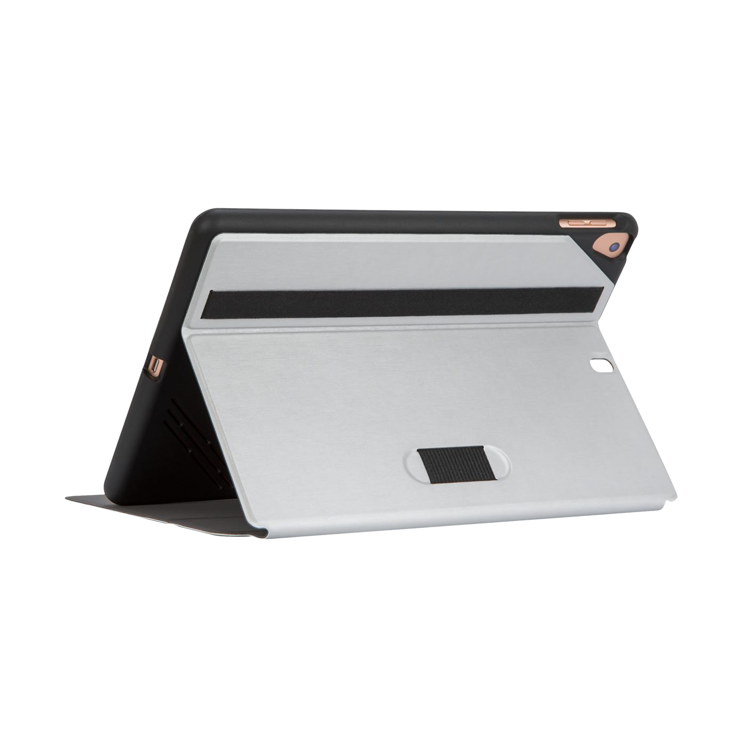 Targus Click-In Polyurethane, TPU Flip Cover for Apple iPad Air, iPad Pro 10.5 Inch (7th, 8th, 9th Gen) (Integrated Holder for Apple Pencil, Silver)_3