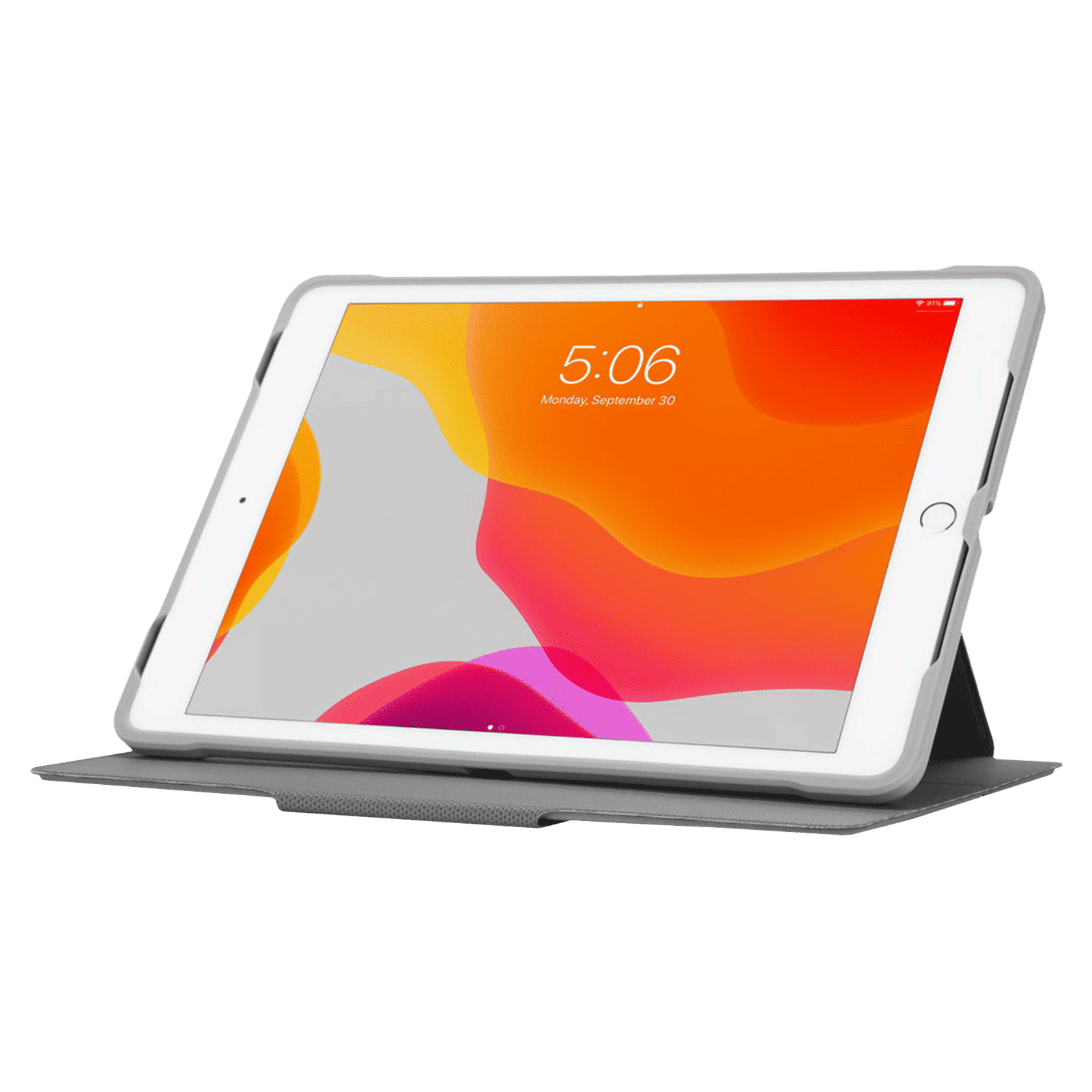 Targus Pro-Tek Flip Cover for Apple iPad Air, iPad Pro 10.5 Inch (7th, 8th, 9th Gen) (Integrated Holder for Apple Pencil, Silver)_9