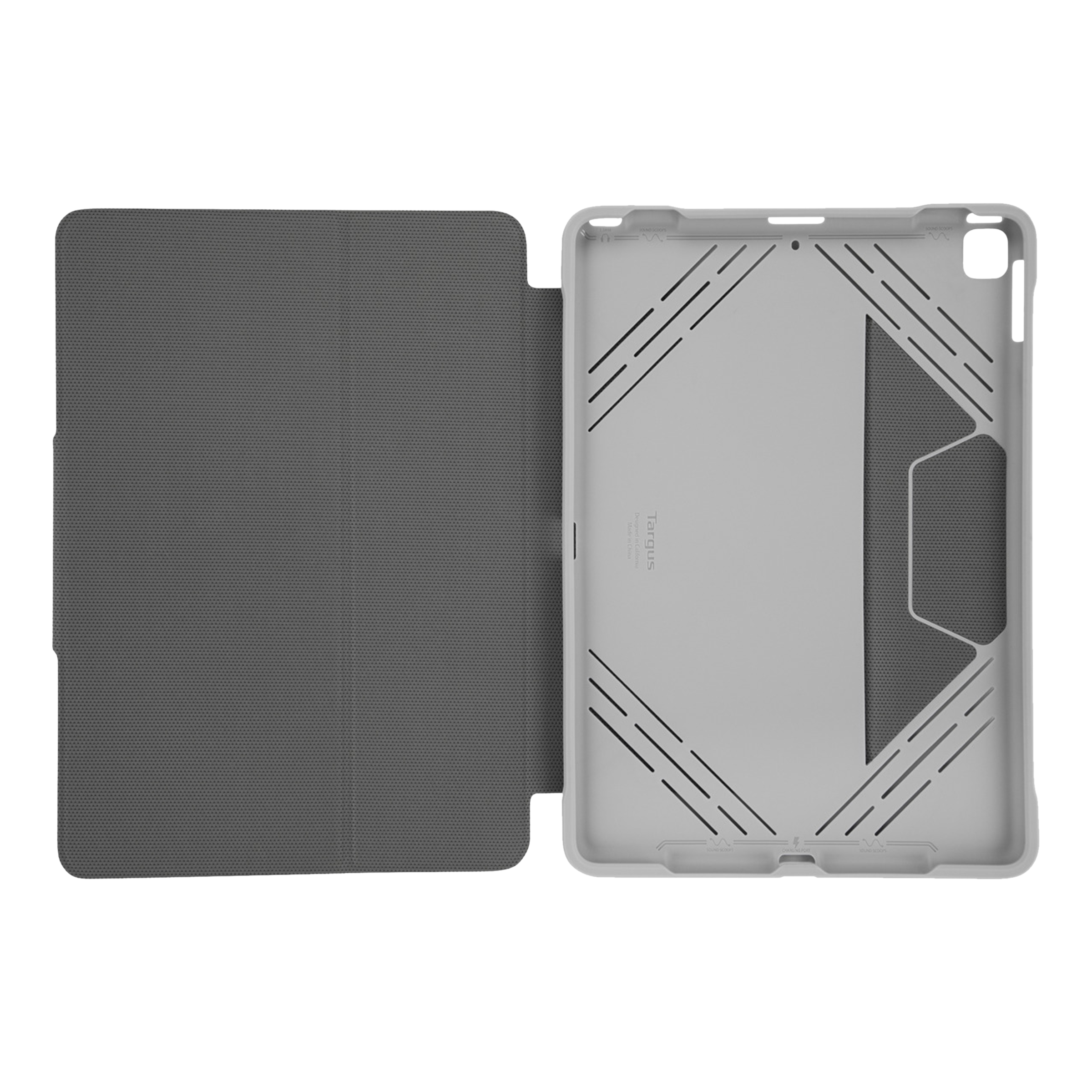 Targus Pro-Tek Flip Cover for Apple iPad Air, iPad Pro 10.5 Inch (7th, 8th, 9th Gen) (Integrated Holder for Apple Pencil, Silver)_6