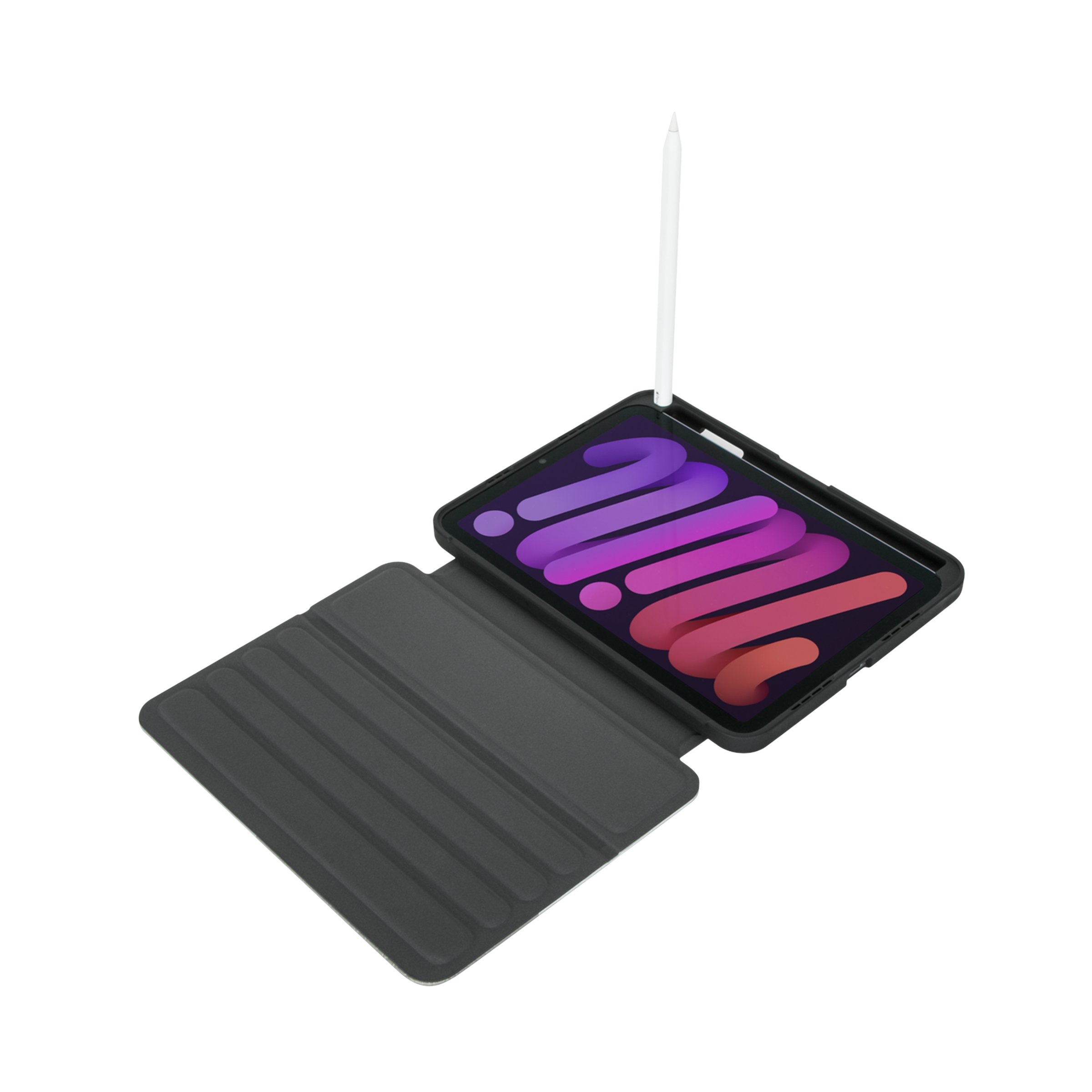 Targus Click-In Flip Cover for Apple iPad Mini 8.3 Inch (6th Gen) (Integrated Holder for Apple Pencil, Silver) Targus Click-In Flip Cover for Apple iPad Mini 8.3 Inch (6th Gen) (Integrated Holder for Apple Pencil, Silver)_9