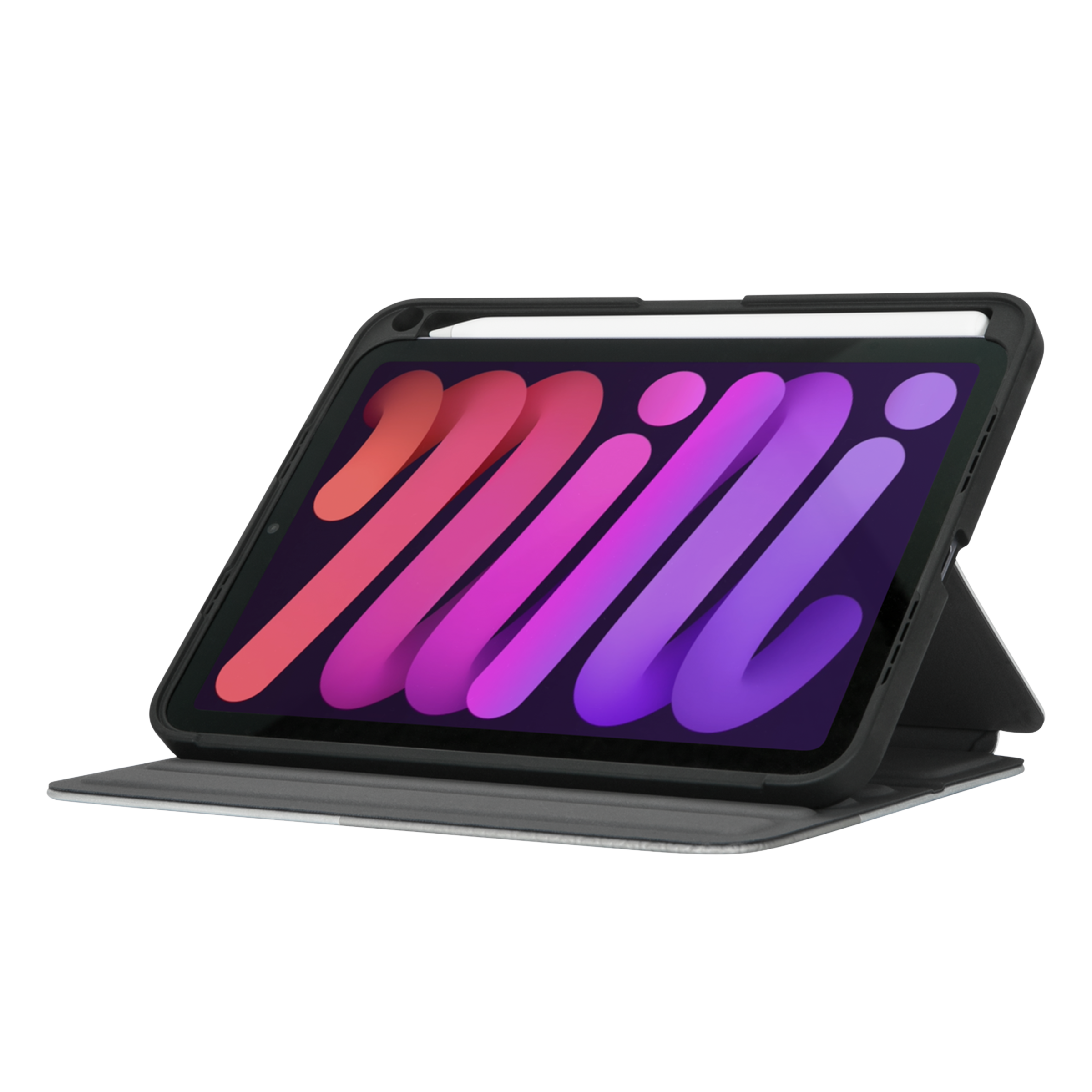 Targus Click-In Flip Cover for Apple iPad Mini 8.3 Inch (6th Gen) (Integrated Holder for Apple Pencil, Silver) Targus Click-In Flip Cover for Apple iPad Mini 8.3 Inch (6th Gen) (Integrated Holder for Apple Pencil, Silver)_11