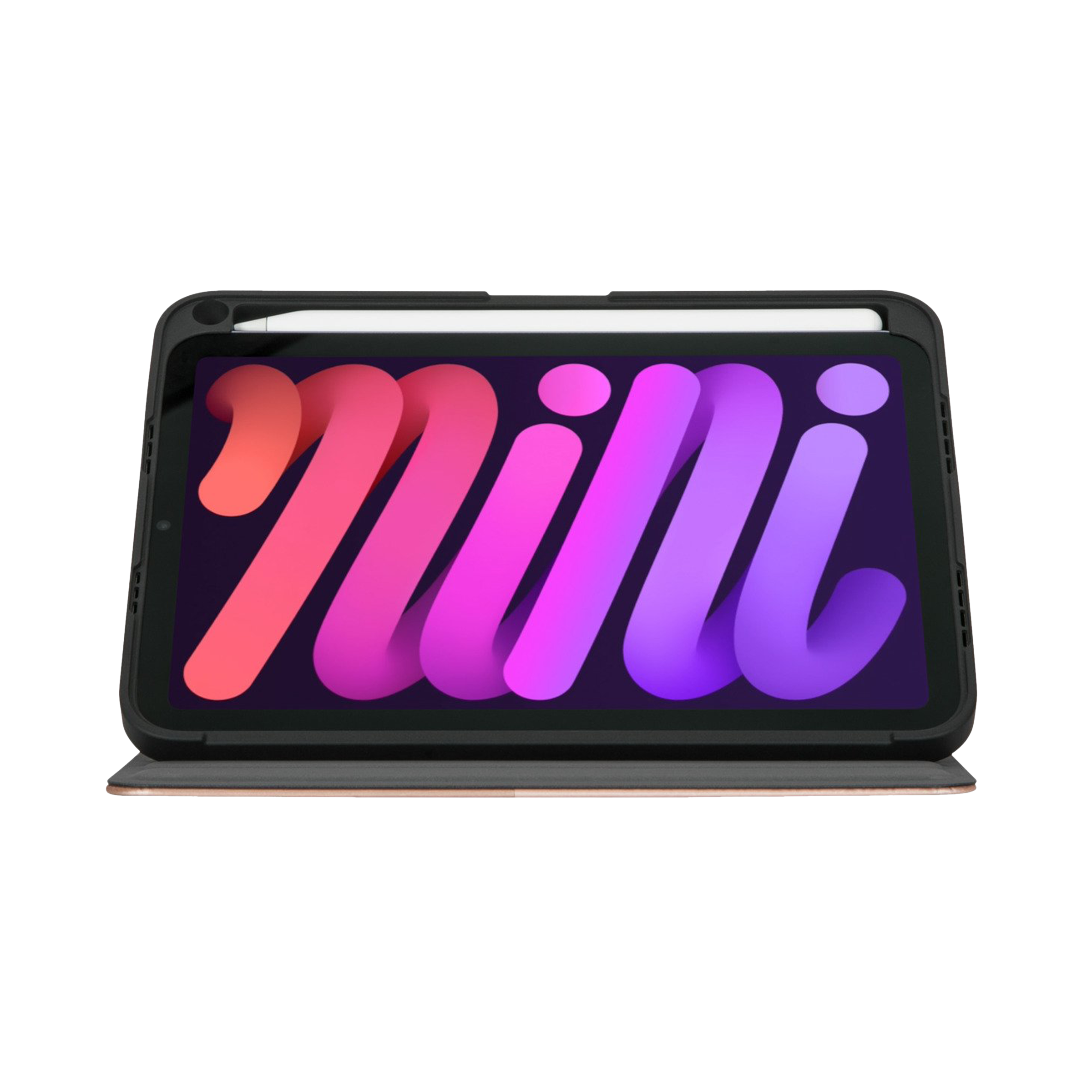 Targus Click-In Polycarbonate Flip Cover for Apple iPad Mini 8.3 Inch (6th Gen) (Integrated Holder for Apple Pencil, Rose Gold)_11