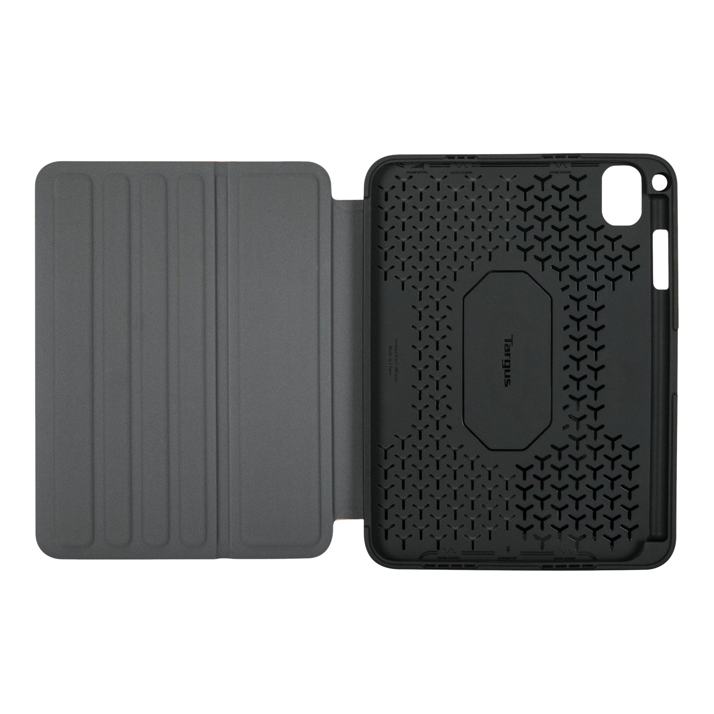 Targus Click-In Polycarbonate Flip Cover for Apple iPad Mini 8.3 Inch (6th Gen) (Integrated Holder for Apple Pencil, Rose Gold)_8