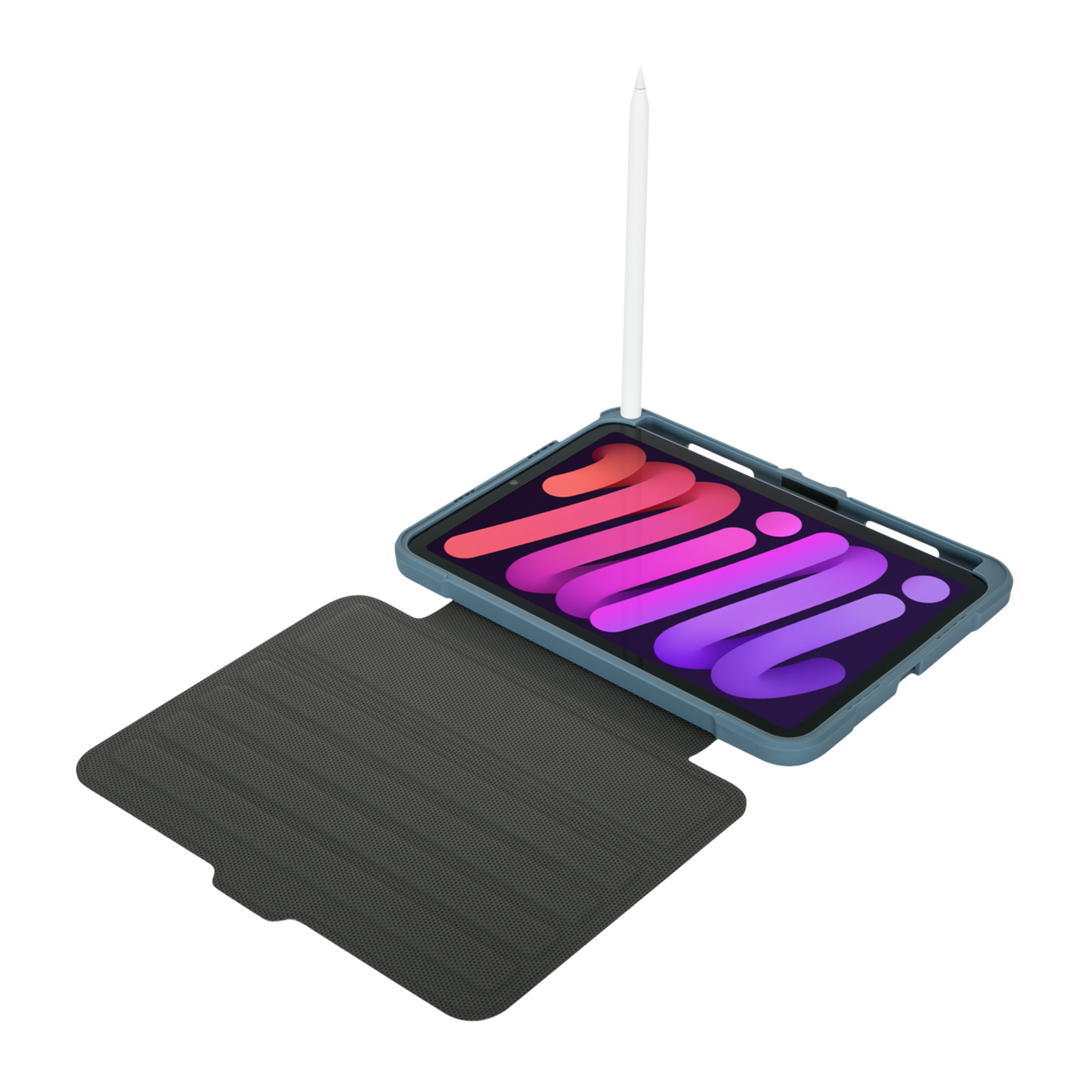 Targus Pro-Tek Flip Cover for Apple iPad Mini 8.3 Inch (6th Gen) (Integrated Holder for Apple Pencil, China Blue)_11