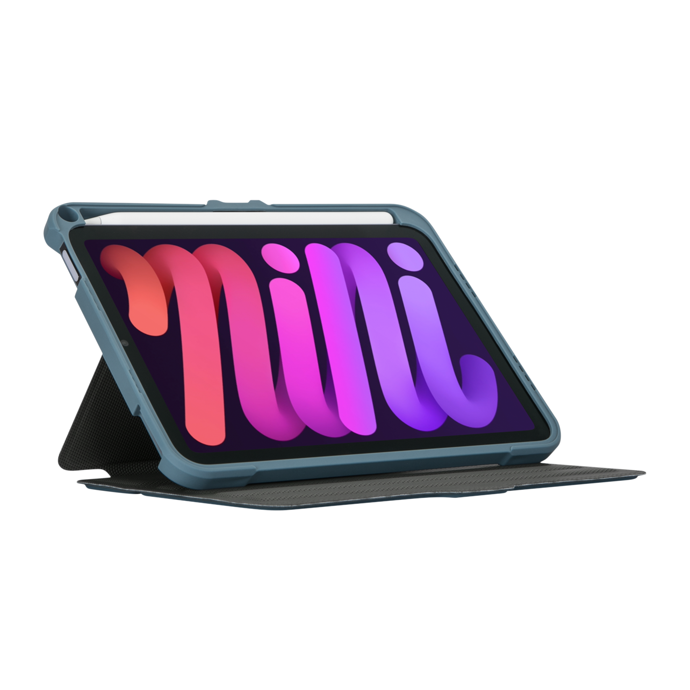 Targus Pro-Tek Flip Cover for Apple iPad Mini 8.3 Inch (6th Gen) (Integrated Holder for Apple Pencil, China Blue)_7