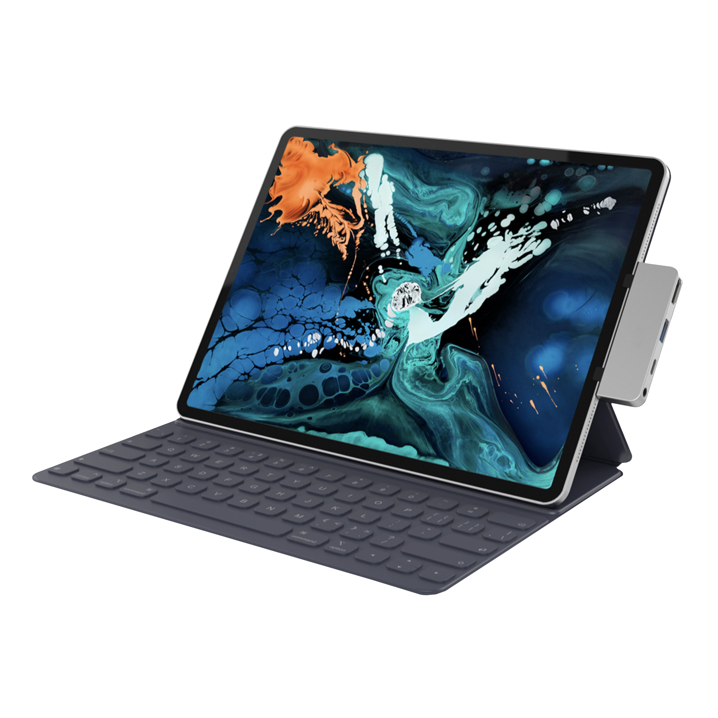 HyperDrive 4-in-1 USB 3.0 Type C to USB 3.1 Type A, USB 3.0 Type C, HDMI Type A, 3.5mm Stereo USB Hub (Pass-Through Charging, Space Grey)_3