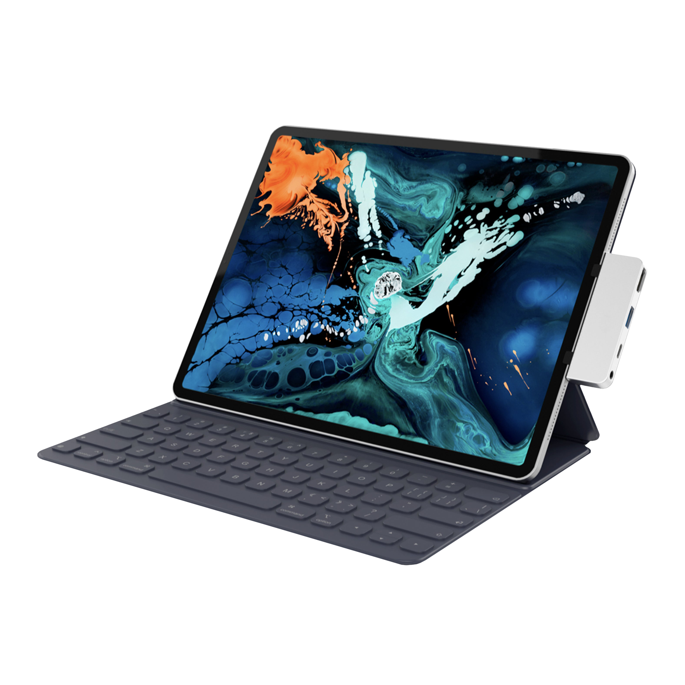 HyperDrive 4-in-1 USB 3.0 Type C to USB 3.1 Type A, USB 3.0 Type C, HDMI Type A, 3.5mm Stereo USB Hub (Pass-Through Charging, Silver)_7