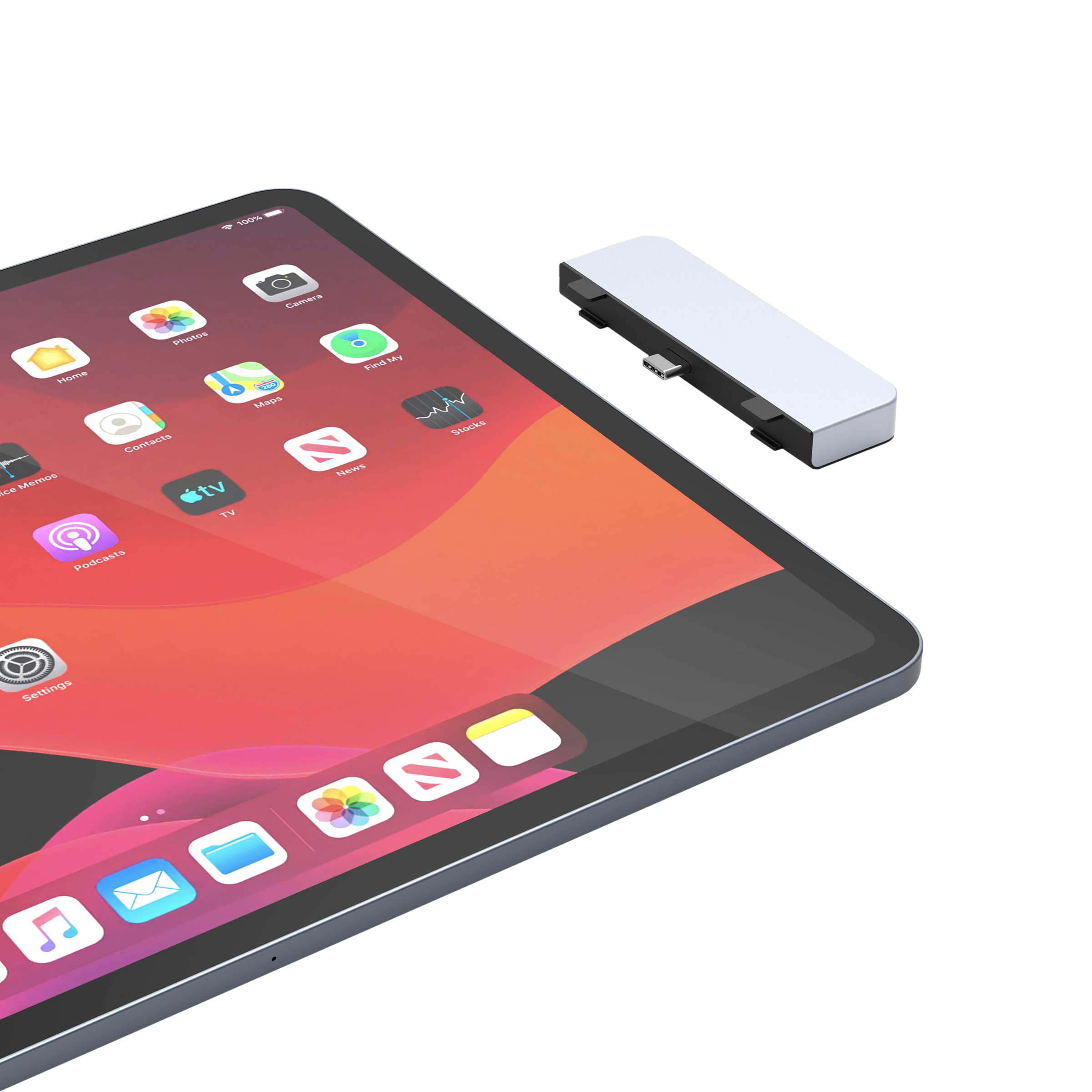 HyperDrive 4-in-1 USB 3.0 Type C to USB 3.1 Type A, USB 3.0 Type C, HDMI Type A, 3.5mm Stereo USB Hub (Pass-Through Charging, Silver)_6