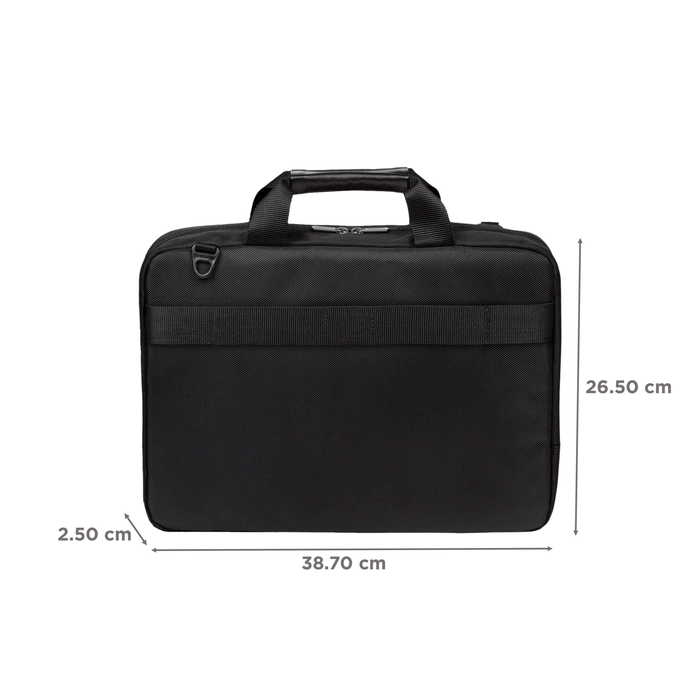 Targus CitySmart Advanced Polyester Laptop Sling Bag for 14 & 15.6 Inch Laptop (Trolley Strap, Black)_2