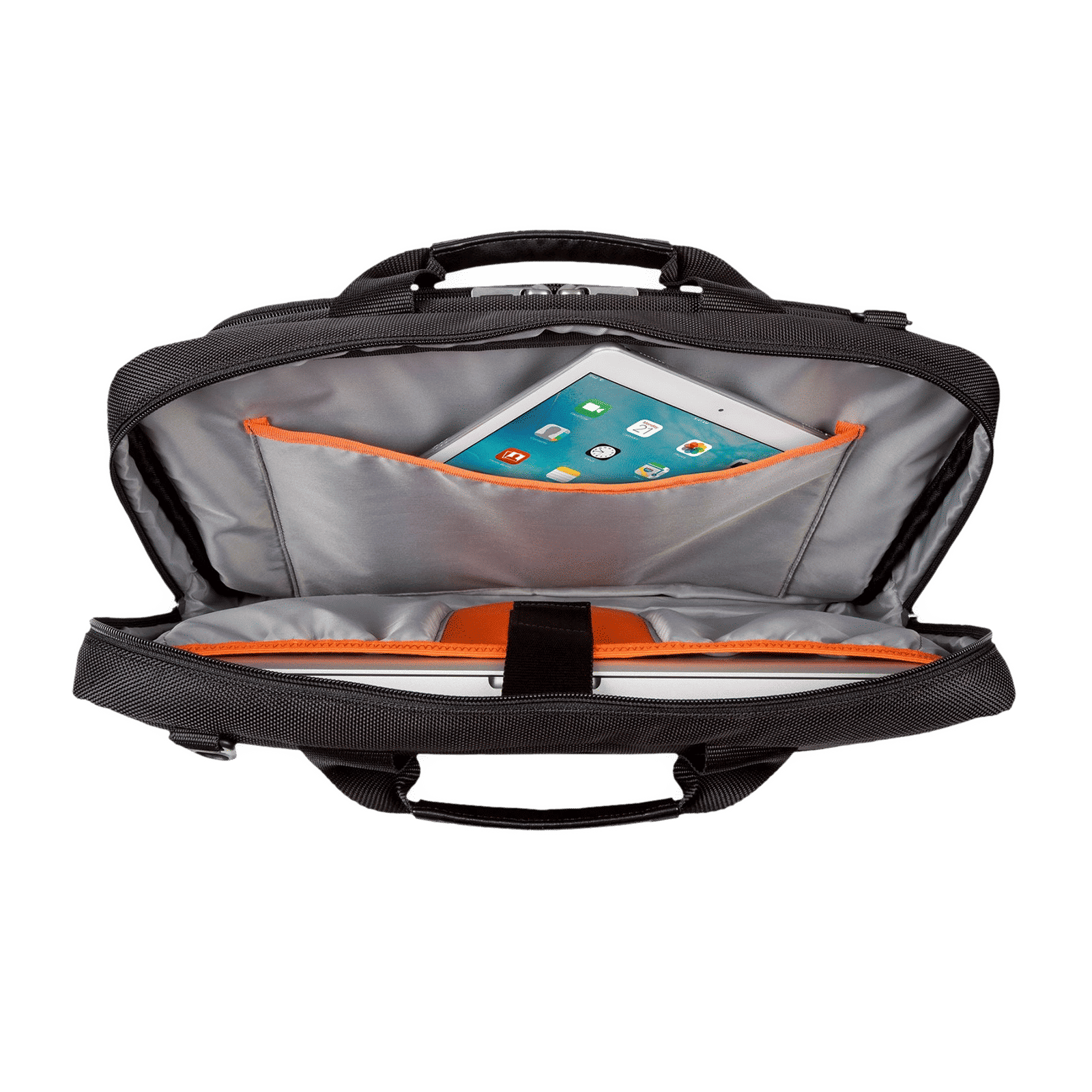 Targus CitySmart Advanced Polyester Laptop Sling Bag for 14 & 15.6 Inch Laptop (Trolley Strap, Black)_4