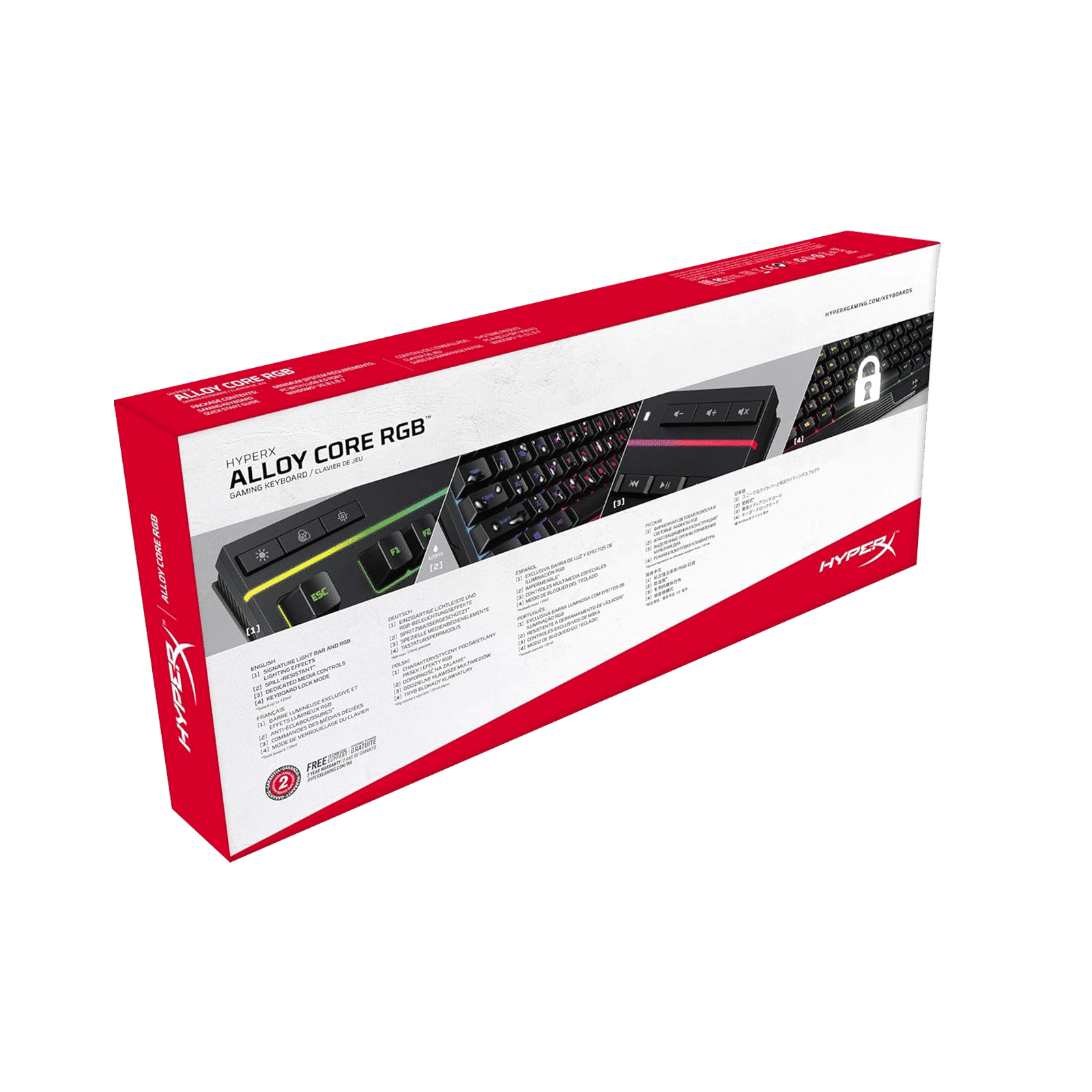 HyperX Alloy Core Wired Gaming Keyboard with Backlit Keys (Spill Resistant, Black) HyperX Alloy Core Wired Gaming Keyboard with Backlit Keys (Spill Resistant, Black)_9