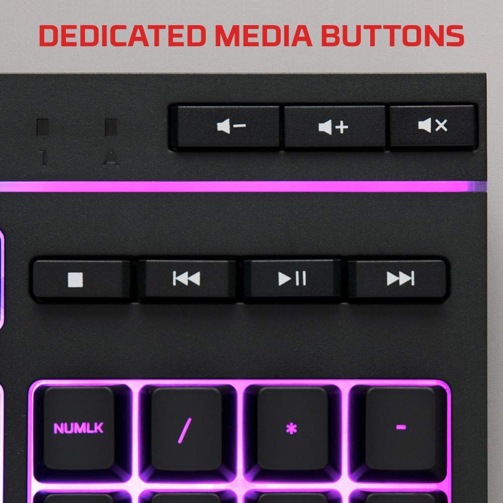 HyperX Alloy Core Wired Gaming Keyboard with Backlit Keys (Spill Resistant, Black) HyperX Alloy Core Wired Gaming Keyboard with Backlit Keys (Spill Resistant, Black)_7