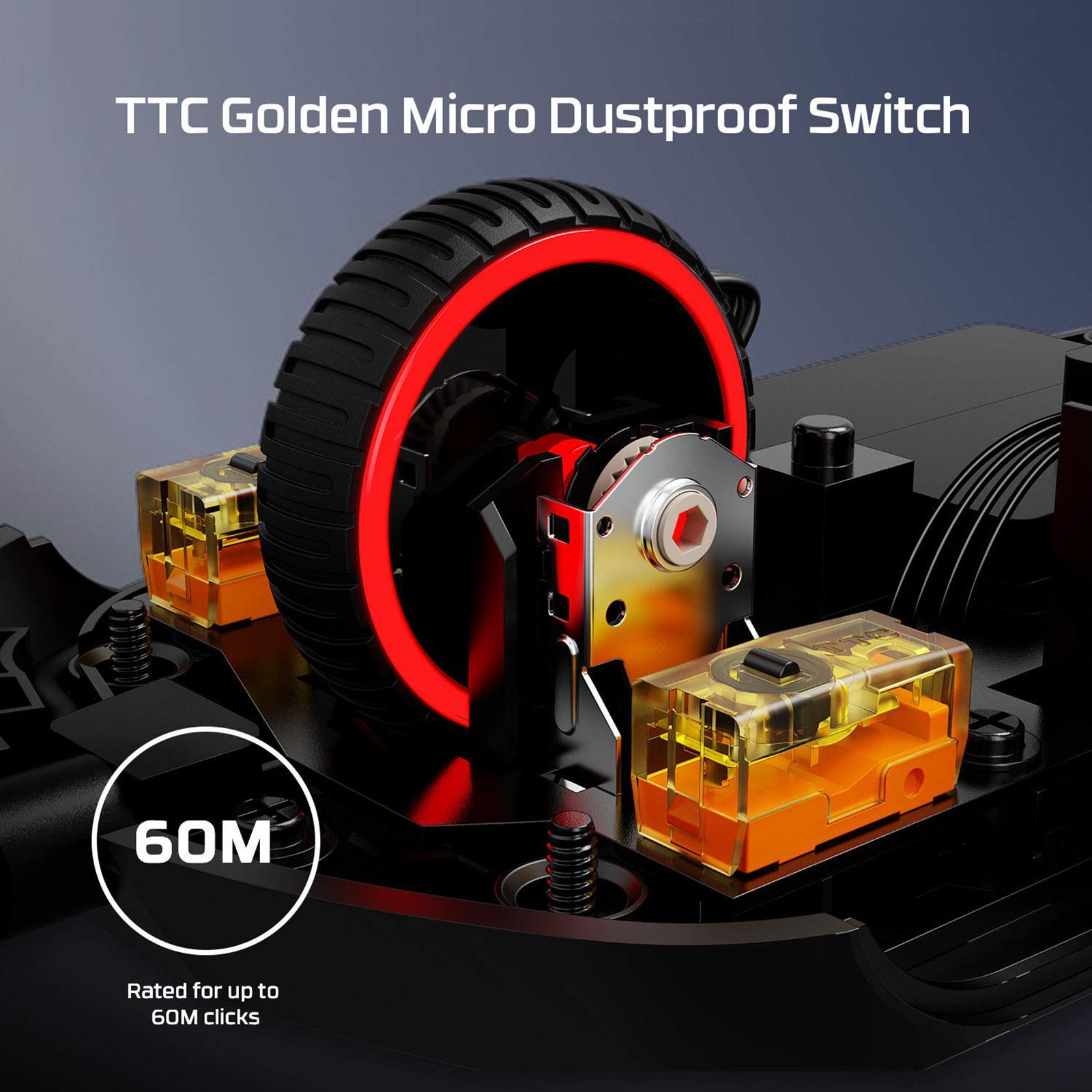 HyperX Pulsefire Haste Wired Optical Gaming Mouse with Customizable Buttons (16000 DPI, Ultra-Light Hex Shell Design, Black) HyperX Pulsefire Haste Wired Optical Gaming Mouse with Customizable Buttons (16000 DPI, Ultra-Light Hex Shell Design, Black)_14