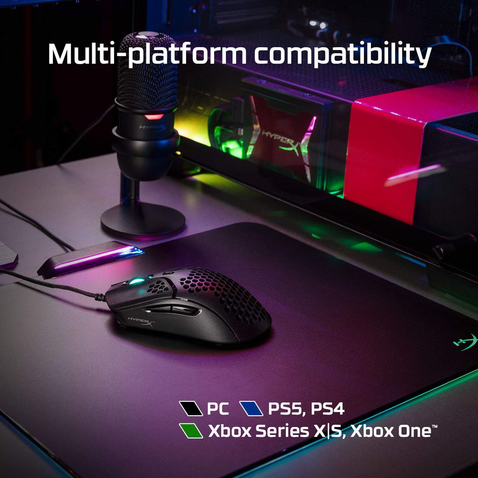 HyperX Pulsefire Haste Wired Optical Gaming Mouse with Customizable Buttons (16000 DPI, Ultra-Light Hex Shell Design, Black) HyperX Pulsefire Haste Wired Optical Gaming Mouse with Customizable Buttons (16000 DPI, Ultra-Light Hex Shell Design, Black)_18