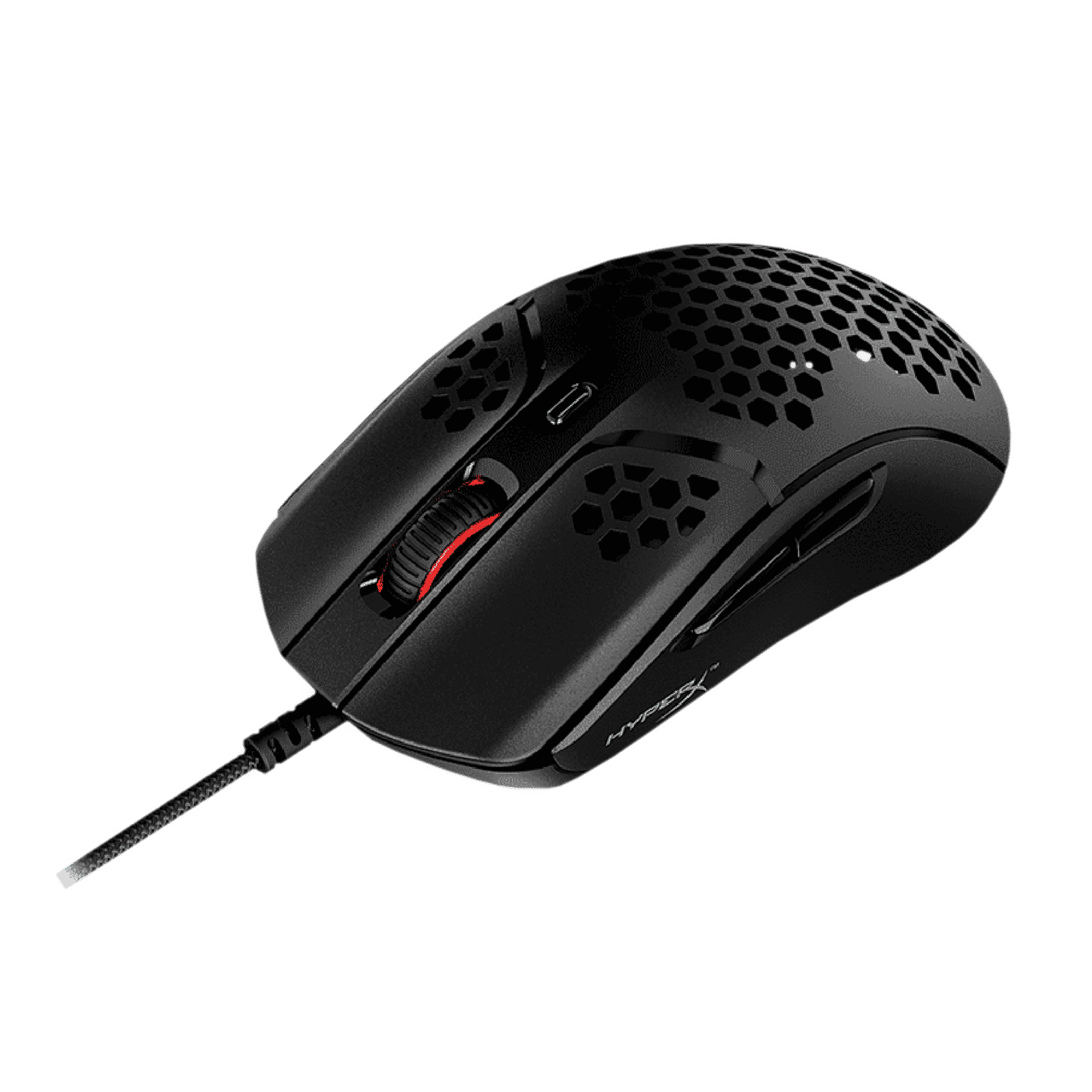 HyperX Pulsefire Haste Wired Optical Gaming Mouse with Customizable Buttons (16000 DPI, Ultra-Light Hex Shell Design, Black) HyperX Pulsefire Haste Wired Optical Gaming Mouse with Customizable Buttons (16000 DPI, Ultra-Light Hex Shell Design, Black)_4