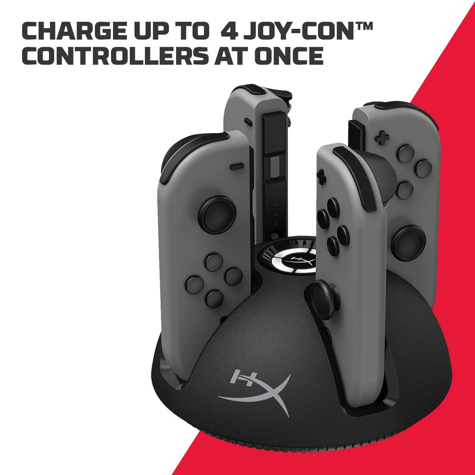 HyperX ChargePlay Joy Con Charging Station For Nintendo Switch (4 Port, 4P5M7AA, Black)_6