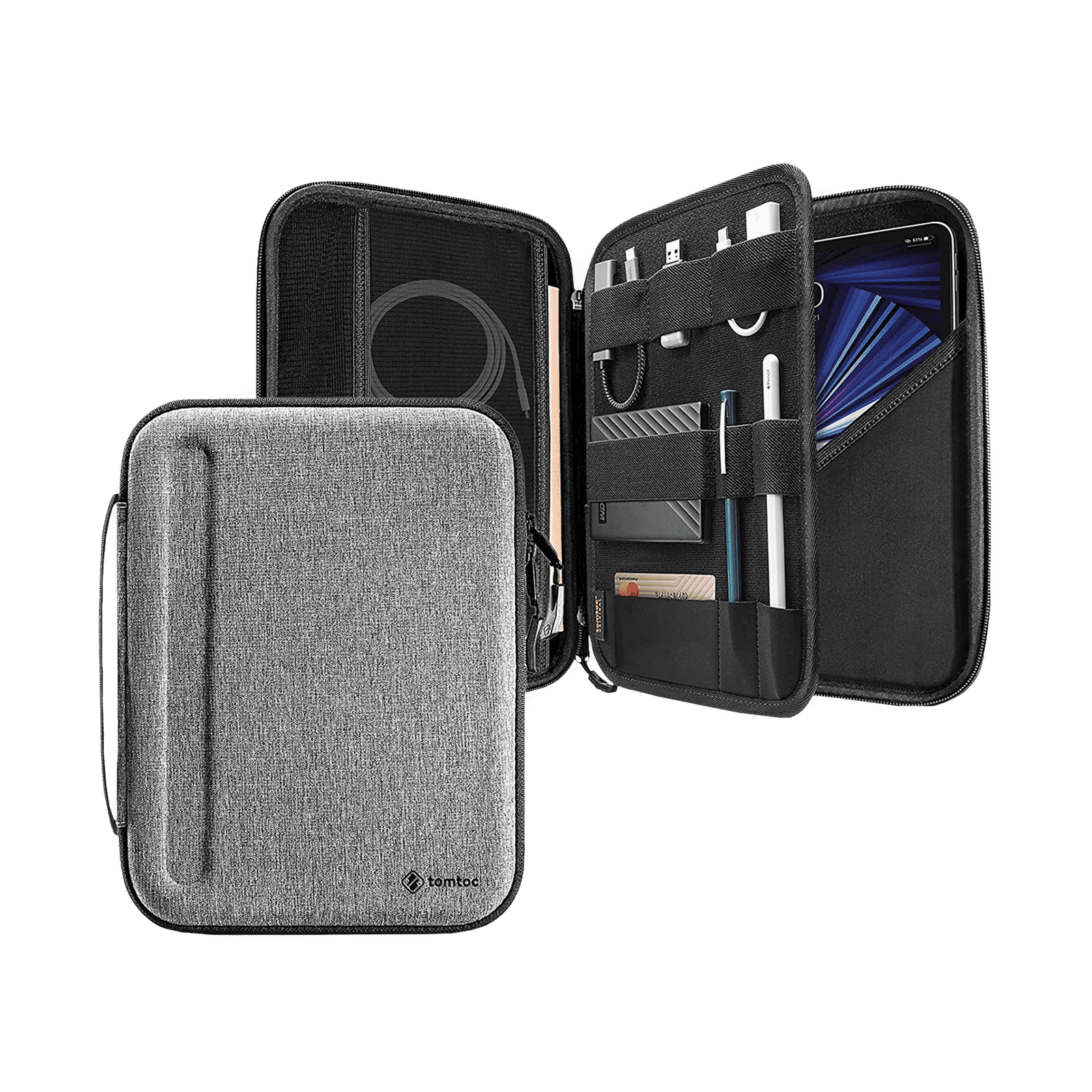 Traveldoo Sling Bag (Water Resistant, TCB01001, Black)_12