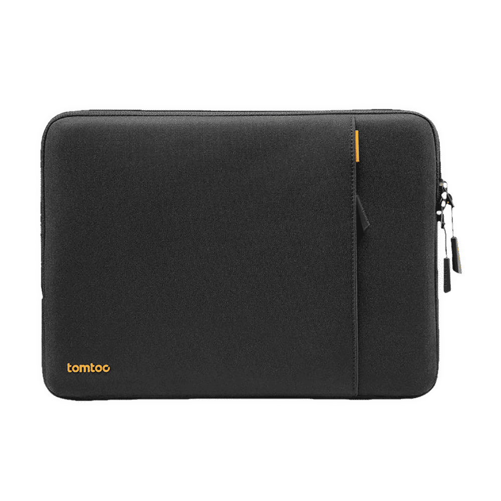 tomtoc Defender Recycled Fabrics Laptop Sleeve for 13.5, 14 & 14.4 Inch Laptop (Water Resistant, Black)_1