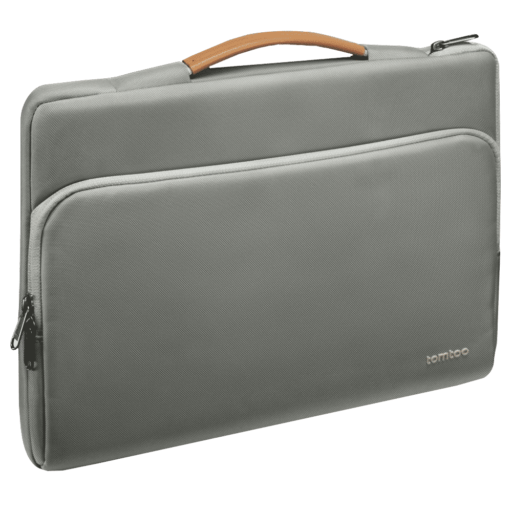 tomtoc Defender Recycled Fabrics Laptop Sleeve for 16 Inch Laptop (360 Superior Protection, Grey)_9