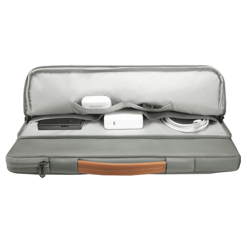 tomtoc Defender Recycled Fabrics Laptop Sleeve for 16 Inch Laptop (360 Superior Protection, Grey)_4
