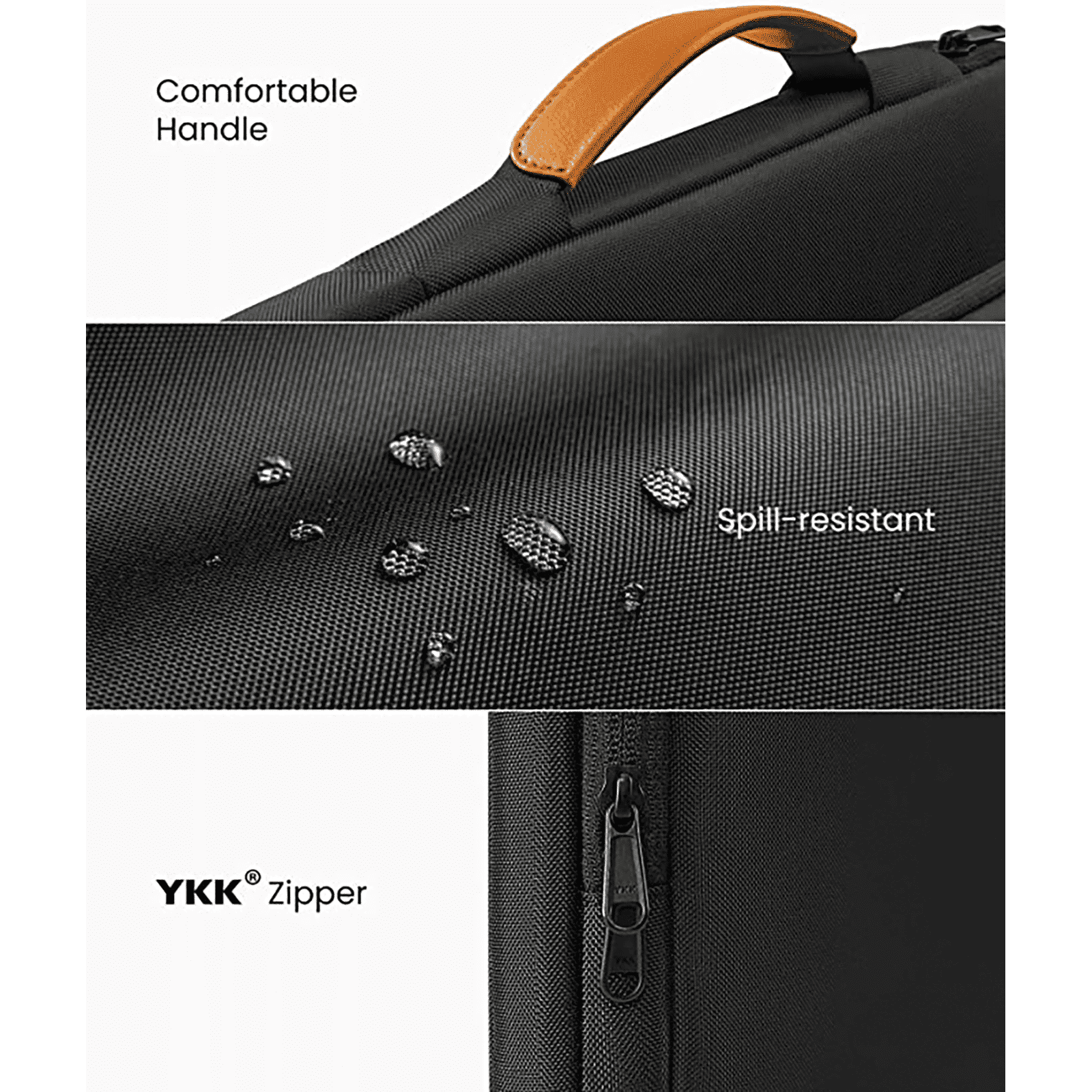 tomtoc Defender Recycled Fabrics Laptop Sleeve for 16 Inch Laptop (360 Superior Protection, Black)_9