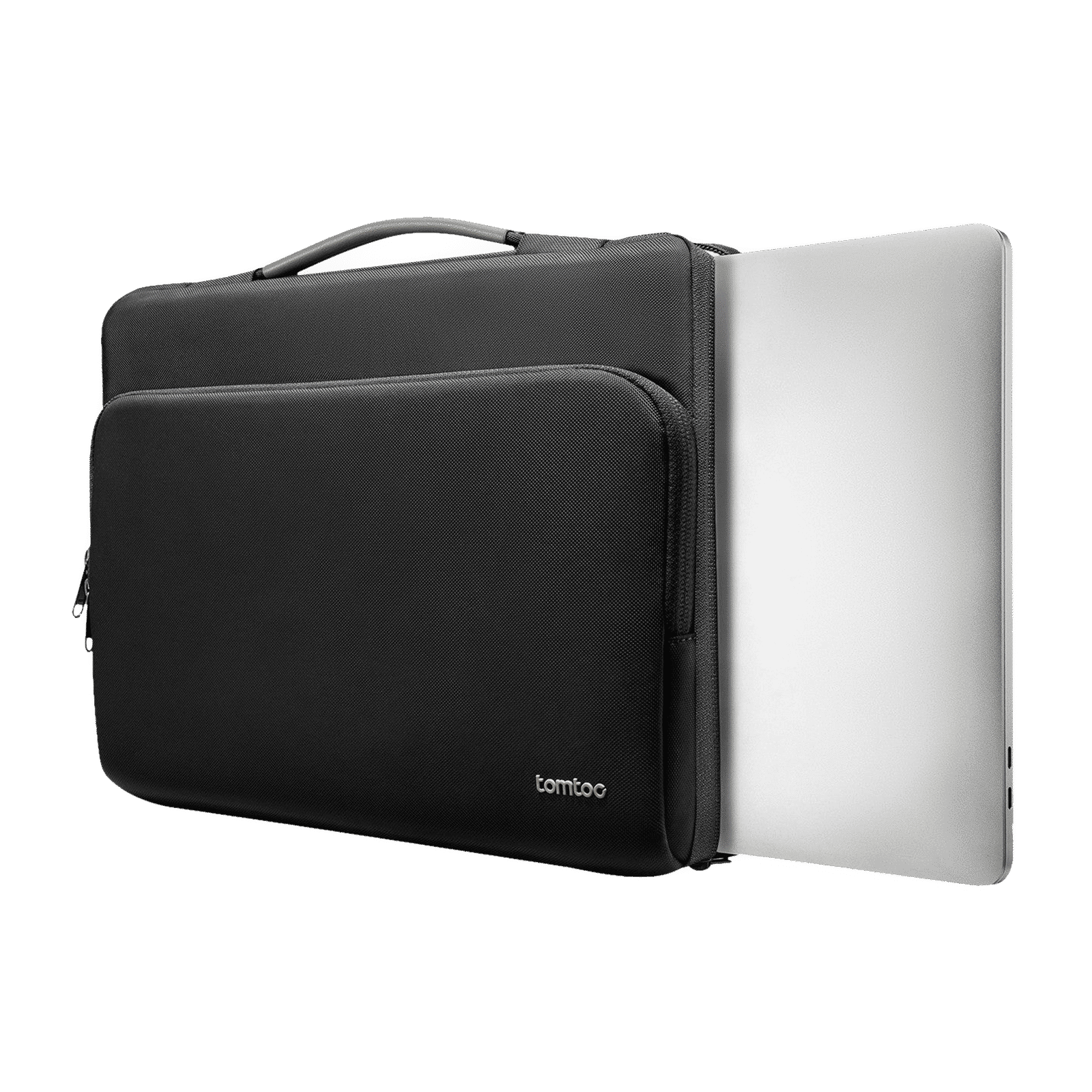 tomtoc Defender Recycled Fabrics Laptop Sleeve for 16 Inch Laptop (360 Superior Protection, Black)_15